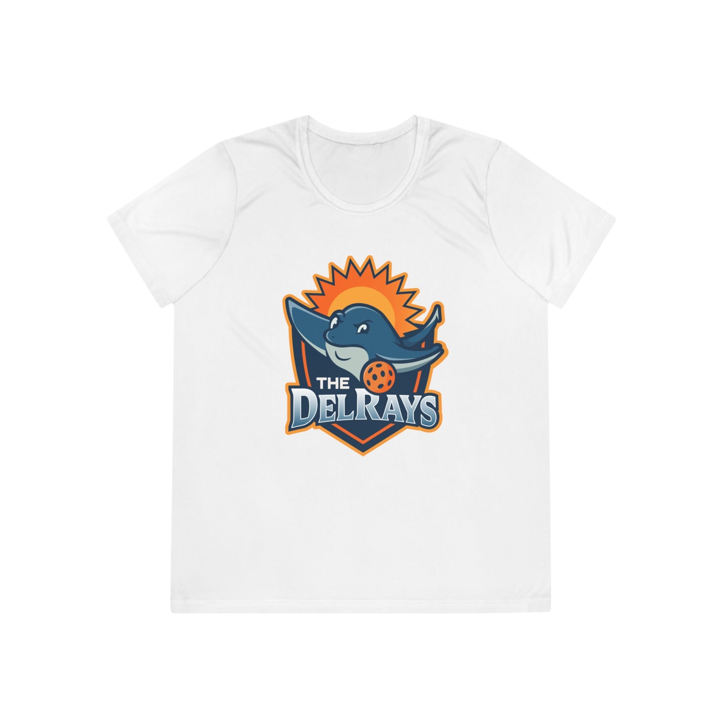 The Del Rays Ladies SPF 40 Sprt Tek Competitor Tee - Add name