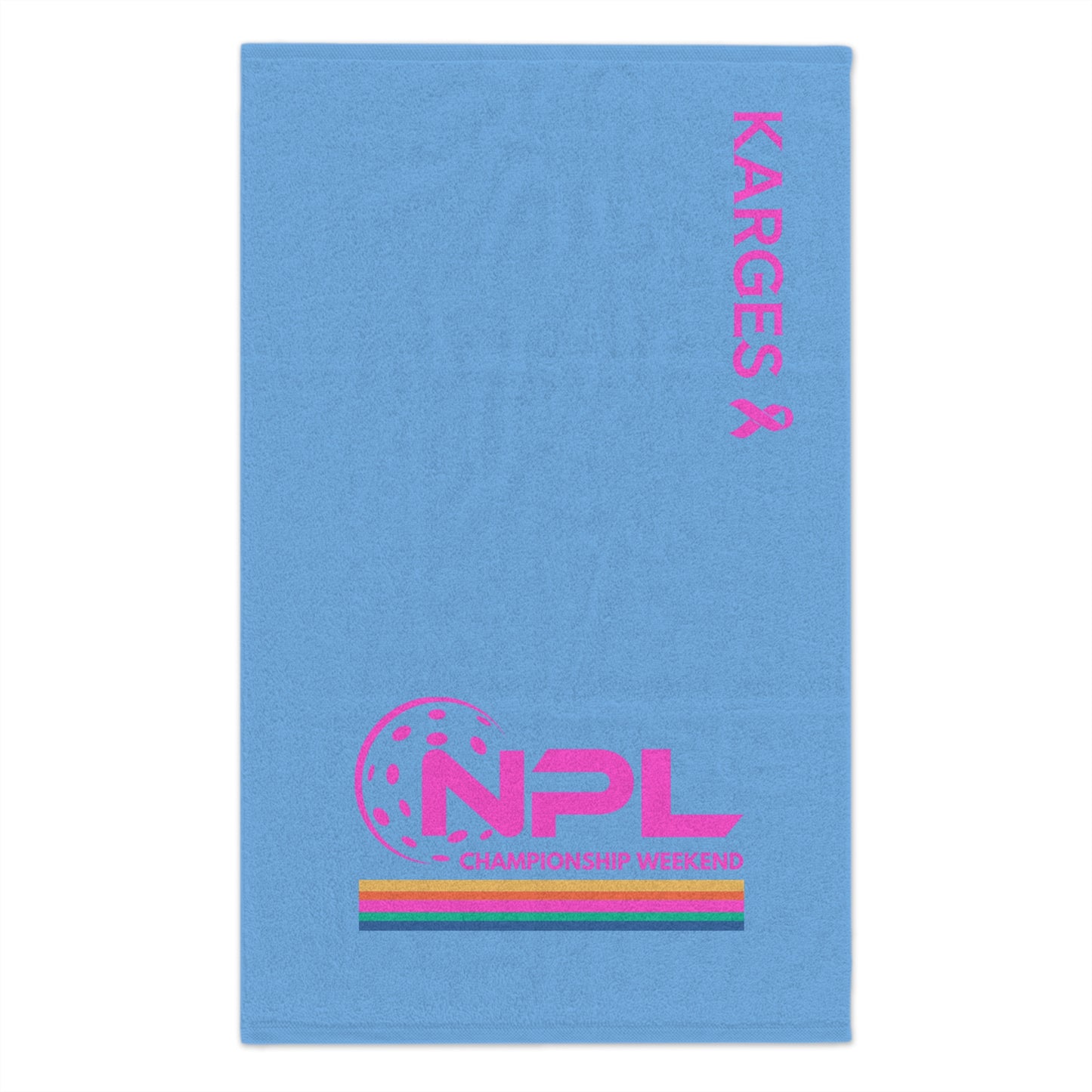 Customize your NPL Tourney Pickleball Towel, 11x18– add name in notes of orders