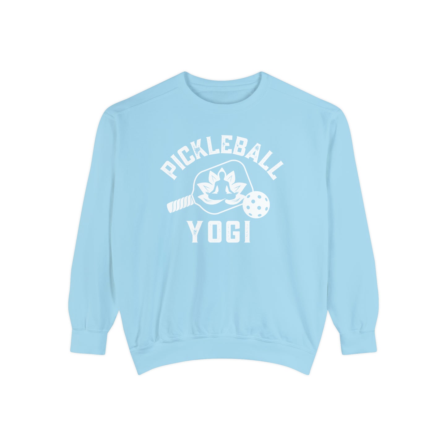 Pickleball Yogi - Unisex Garment-Dyed Sweatshirt