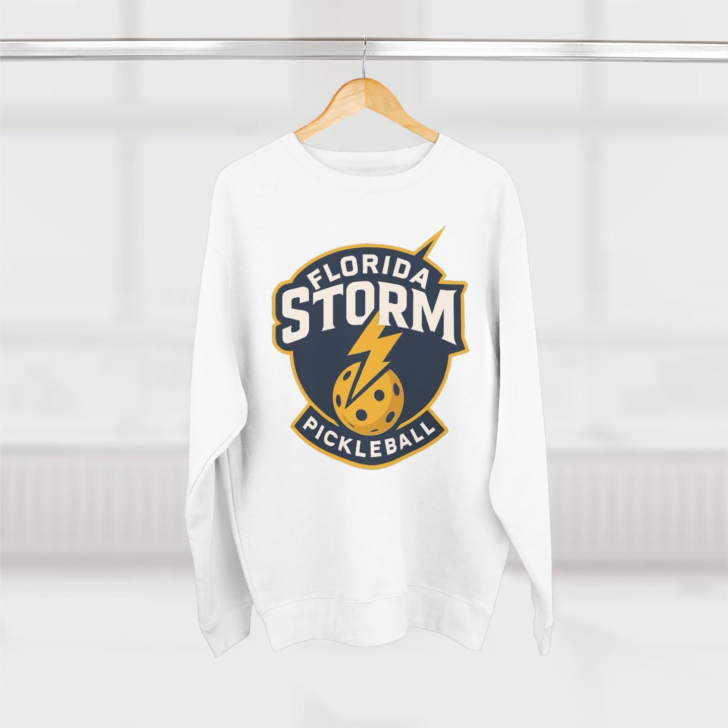 Florida Storm Unisex Crew- 2 sided (can personalize) warmer  80% cotton, 20% polyester