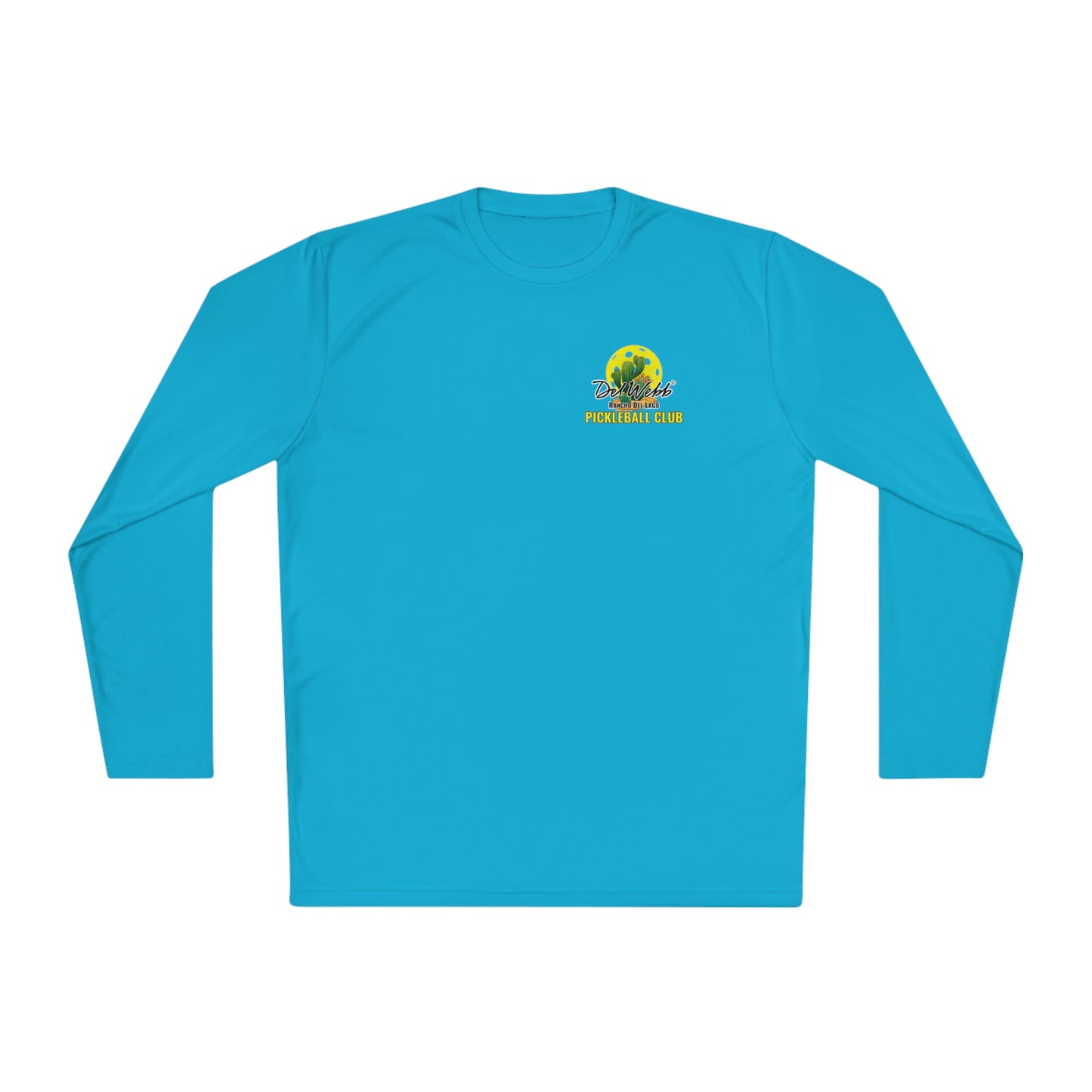 Del Webb Country Club. Fuller Cut -Unisex Moisture Wicking, SPF 40, Lightweight Long Sleeve
