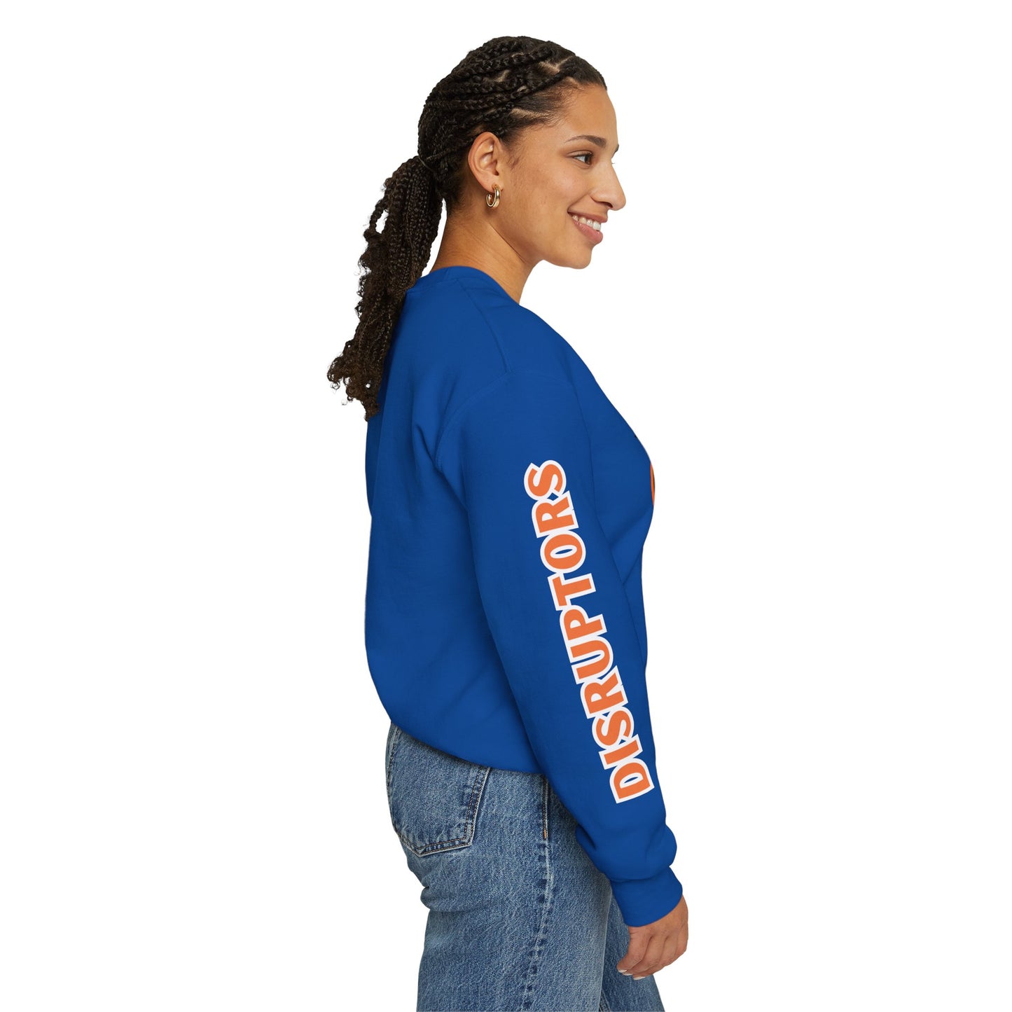 Detroit Disruptors Unisex Crew -Customize Sleeve or Back w/ Name- (add in instructions)