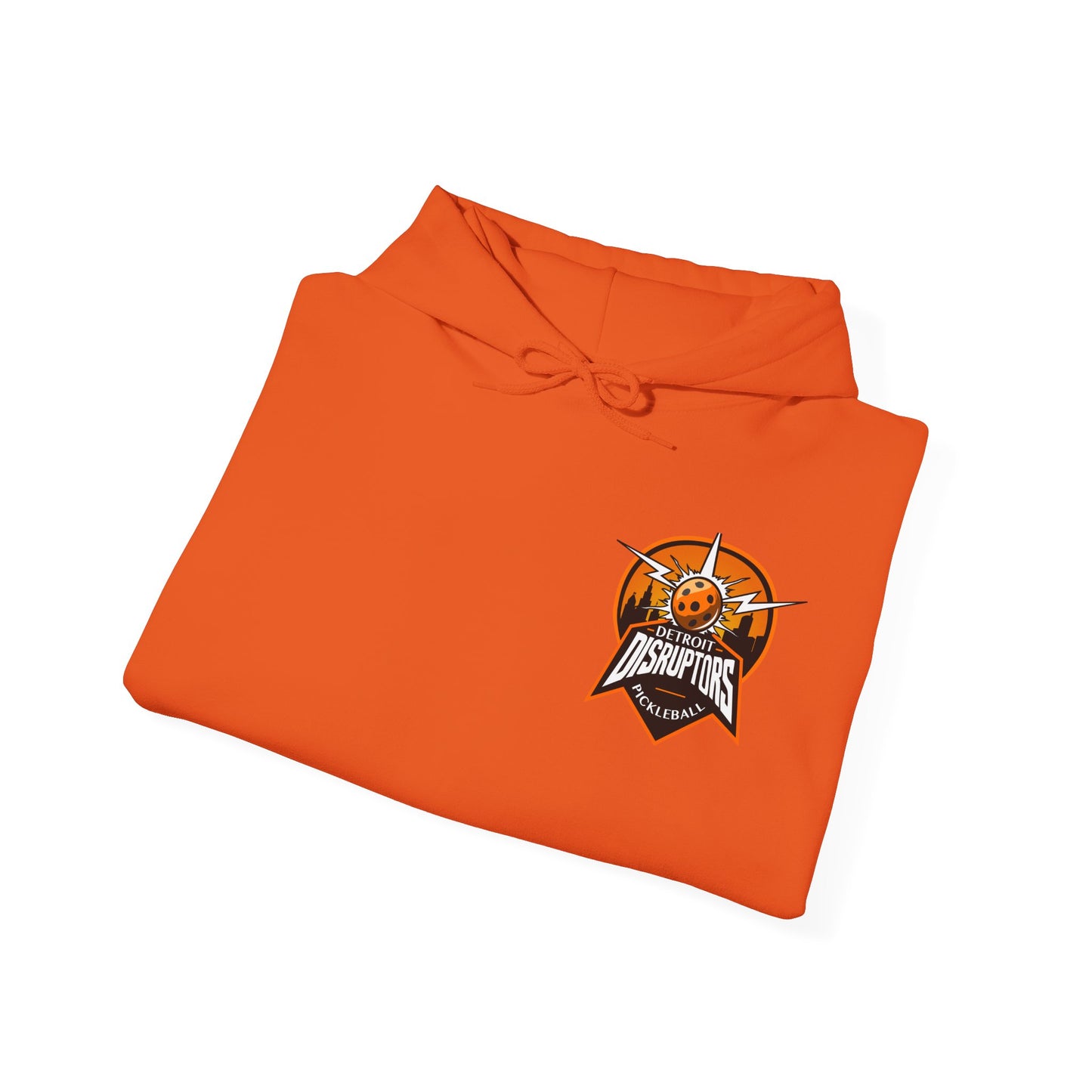 Detroit Disruptors Unisex Hoodie - Customize Sleeve or Back w/ Name - 50% cotton/poly (add in instructions)