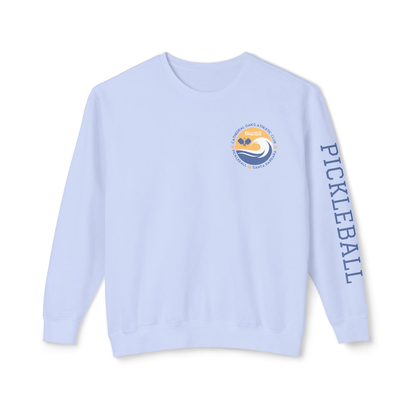 SWELL Pickleball Garment Dyed -Unisex Lightweight Crew
