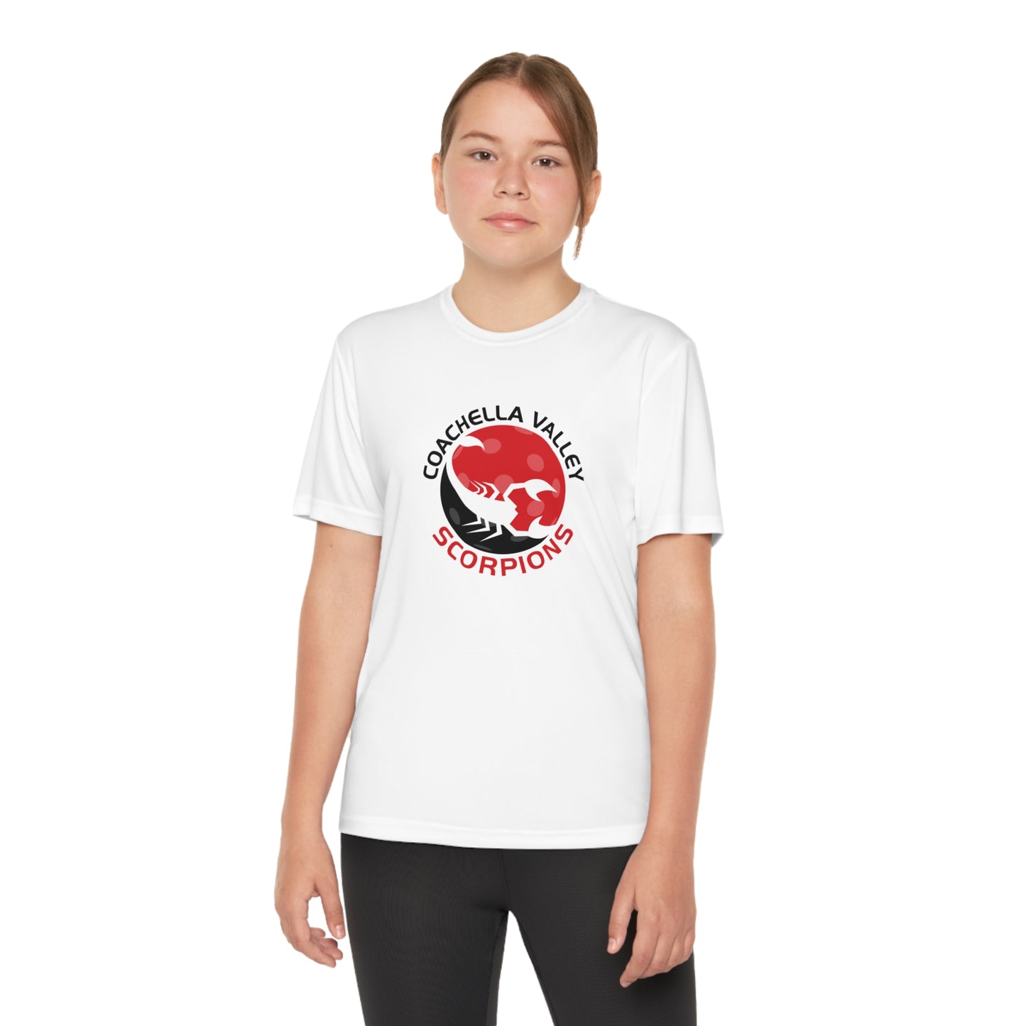 Coachella Valley Scorpions - Youth Competitor Tee, Moisture Wicking -customize back