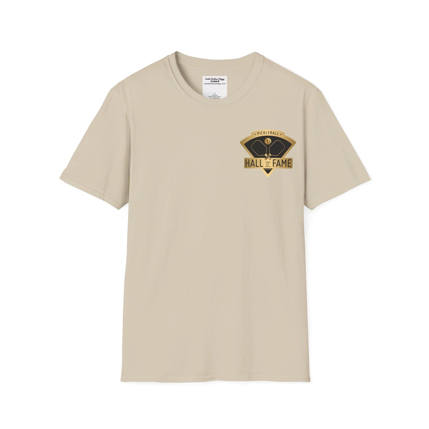 Pickleball Hall of Fame - Unisex Softstyle T-Shirt (customize back)
