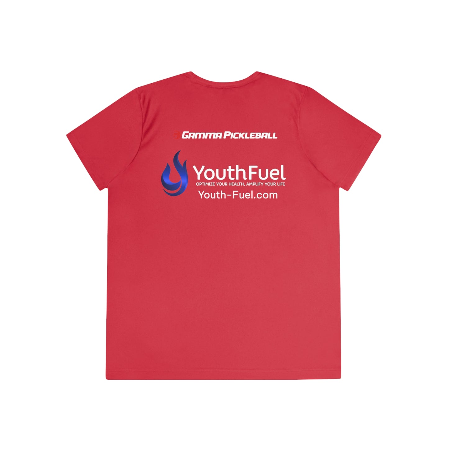 YouthFuel - SPF 40, Ladies Moisture Wicking Competitor Tee (Gamma Logo added)