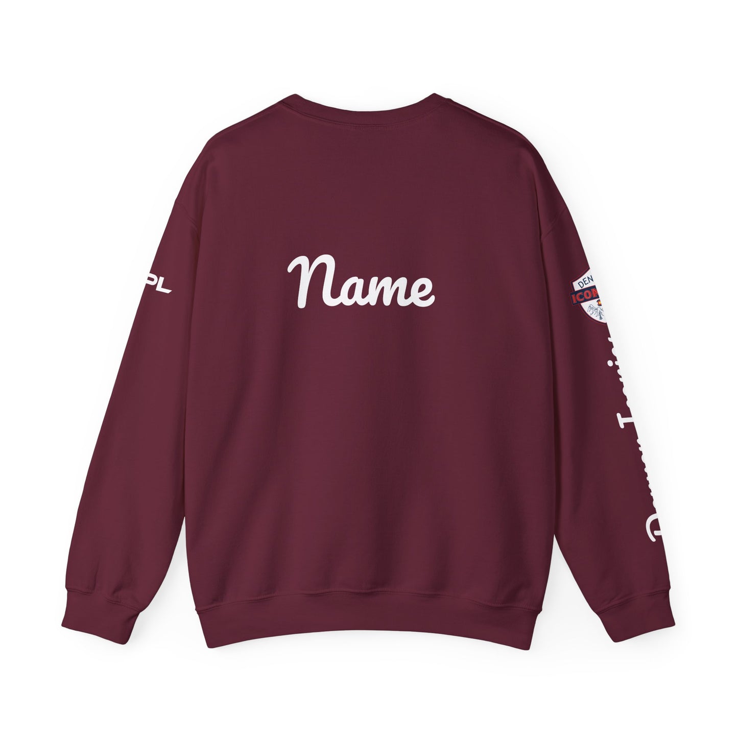 PICKLE/ Denver Iconics sleeve - Customize Crew - add name on back