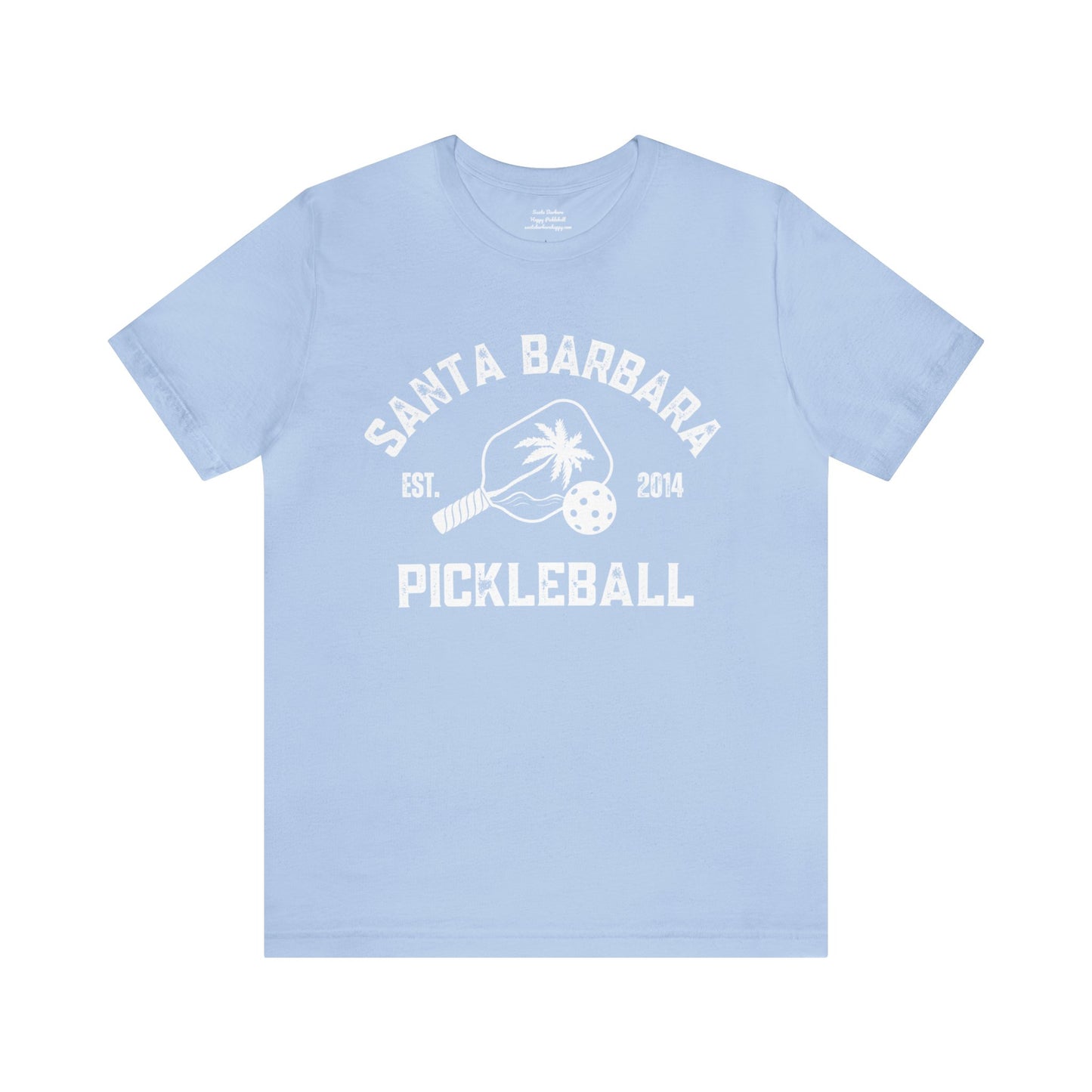Santa Barbara Pickleball original - 2 day - Unisex 100% airline cotton Jersey Short Sleeve Tee