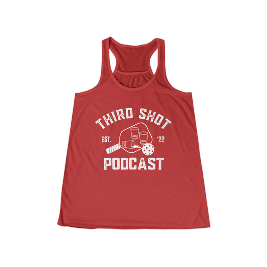 Third Shot Podcast - Women's Flowy Racerback Tank