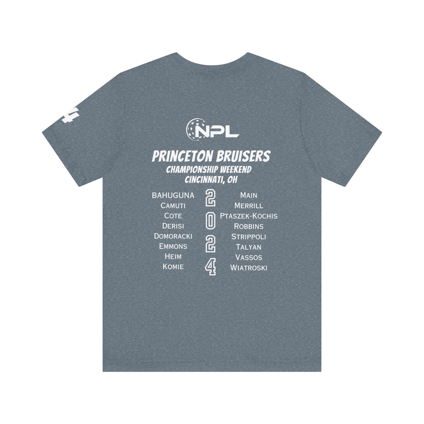 Princeton Bruisers Unisex Jersey Short Sleeve Tee