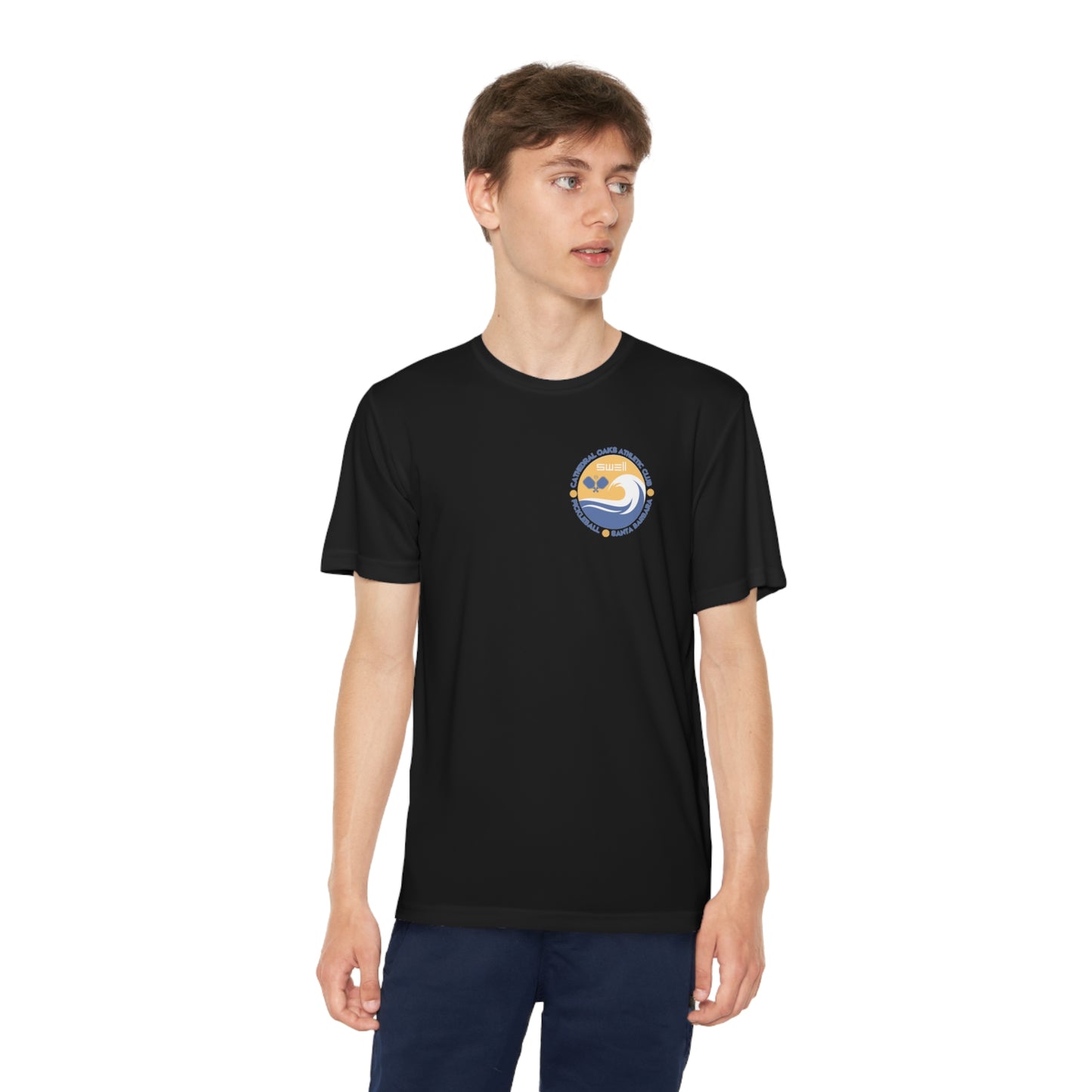 Cathedral Oaks - SWELL - Pickleball -Youth Competitor Tee - can add name