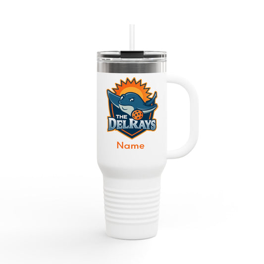 The Del Rays Insulated Stainless Steel Travel Mug, 40oz