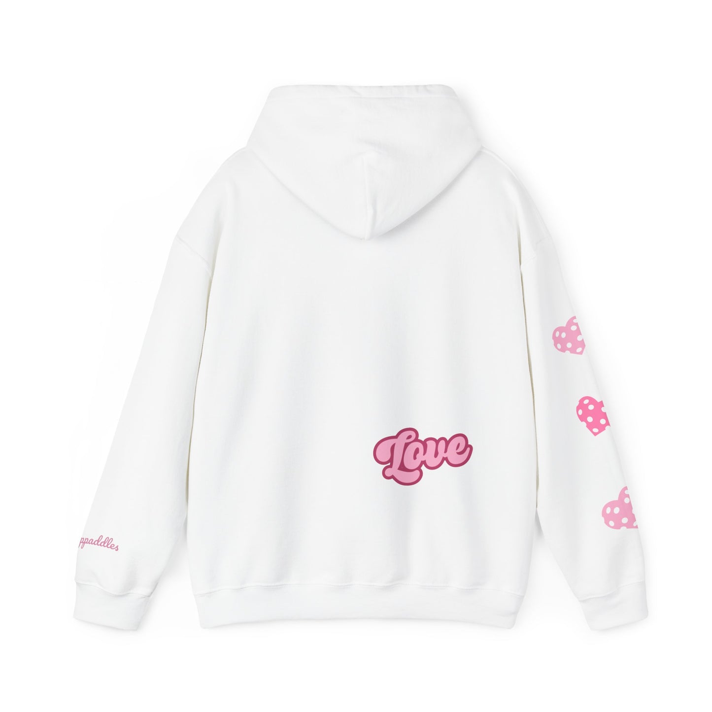 Kara’s Pickleball Retro Hoodie -#tappaddles on sleeve (or your name)