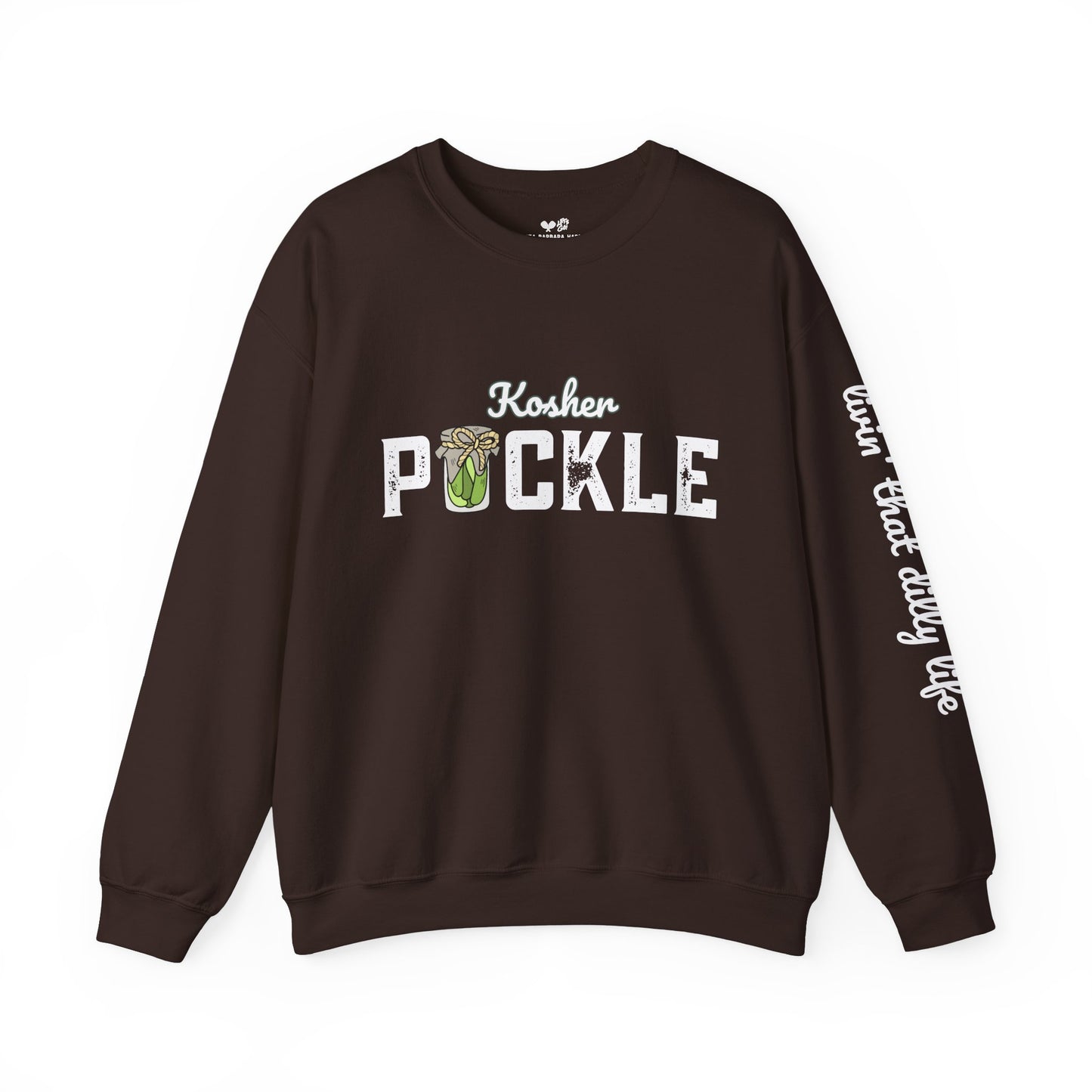 PICKLE Kosher Crew 50/50 Plush/Unisex - can customize sleeve w/ name