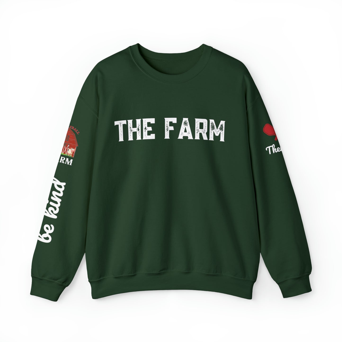 Pickleball Farm Crews - The Farm on front - Customize Sleeve