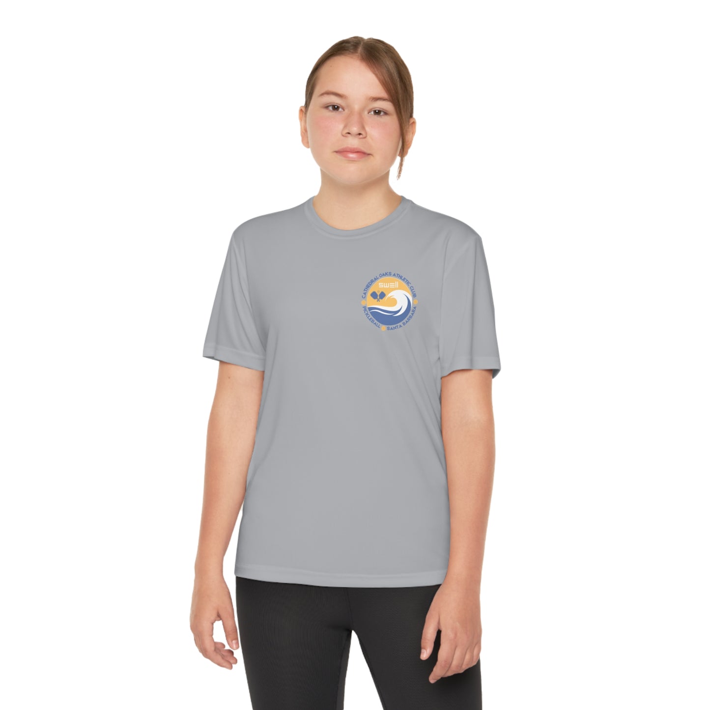 Cathedral Oaks - SWELL - Pickleball -Youth Competitor Tee - can add name