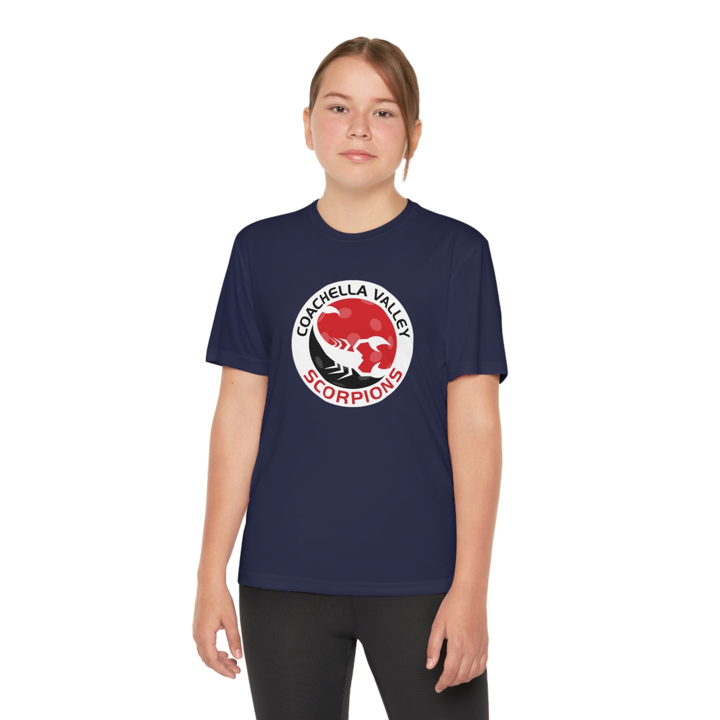 Coachella Valley Scorpions - Youth Competitor Tee, Moisture Wicking -customize back