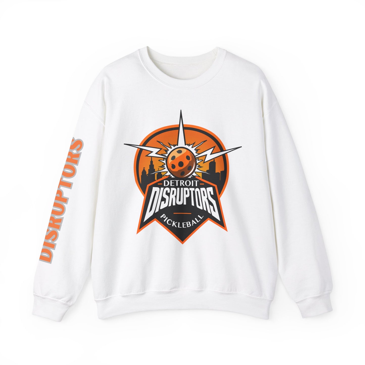Detroit Disruptors Unisex Crew -Customize Sleeve or Back w/ Name- (add in instructions)
