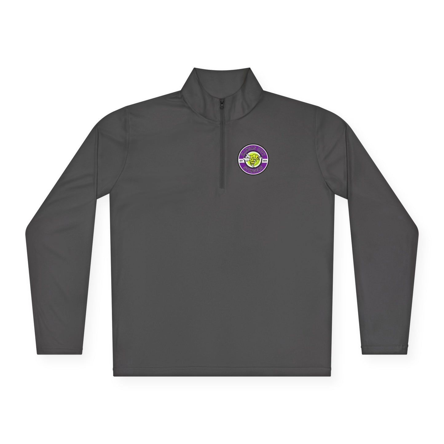 Kansas City Stingers. Customize Back -SPF 40, Wicking -Unisex Quarter-Zip Pullover