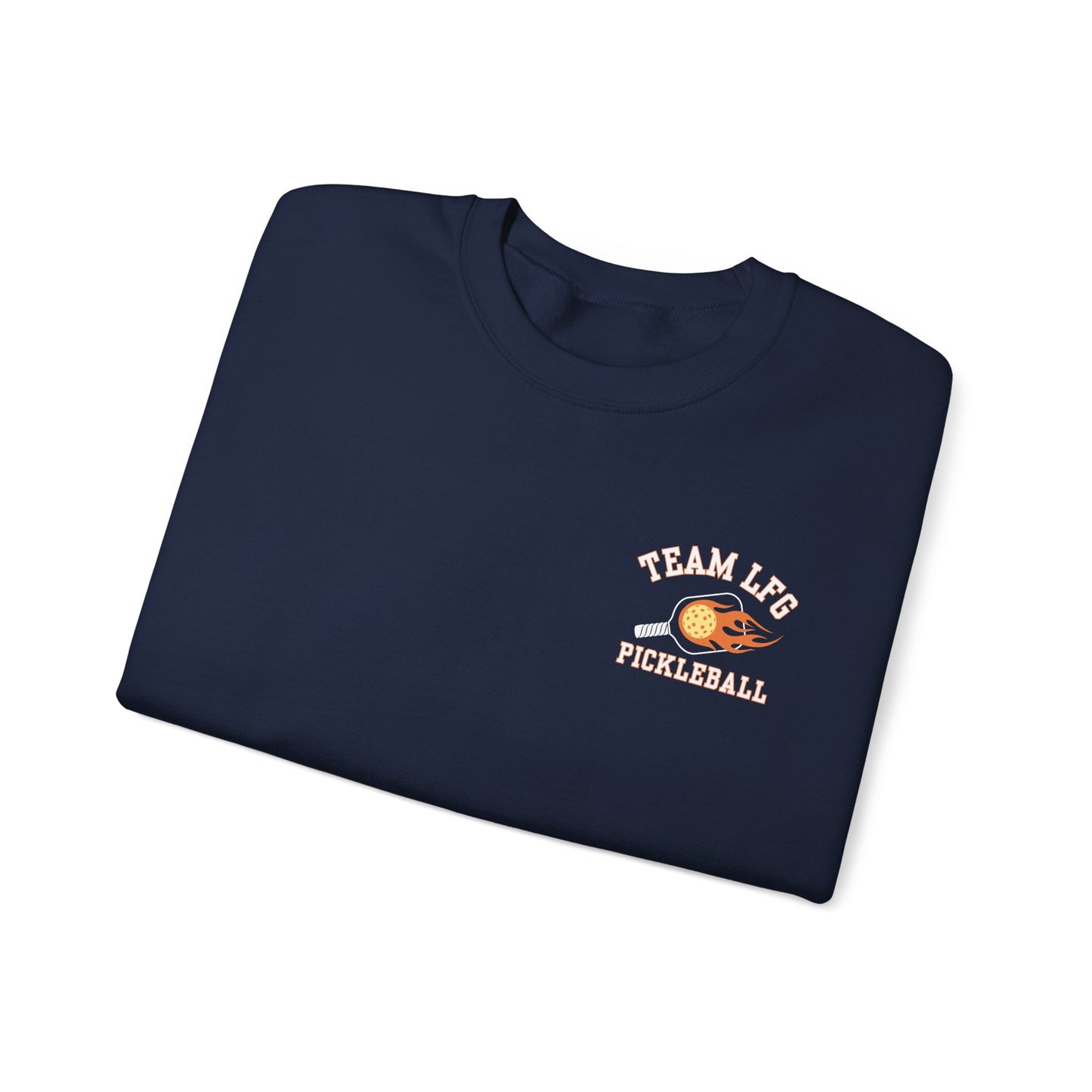 Team LFG - left chest logo - Unisex Heavy Blend™ Crew - customize sleeve