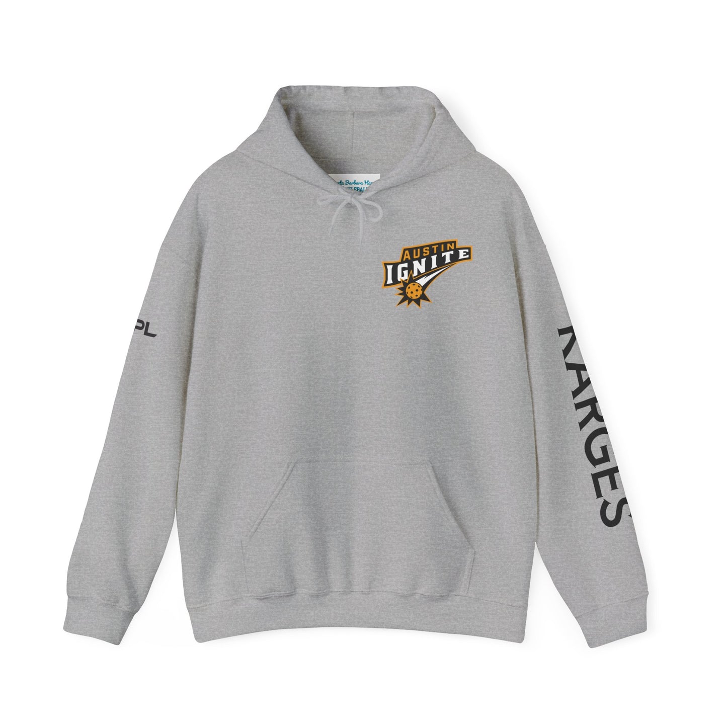 Austin Ignite NPL Team (All caps last name sleeve) Large logo back