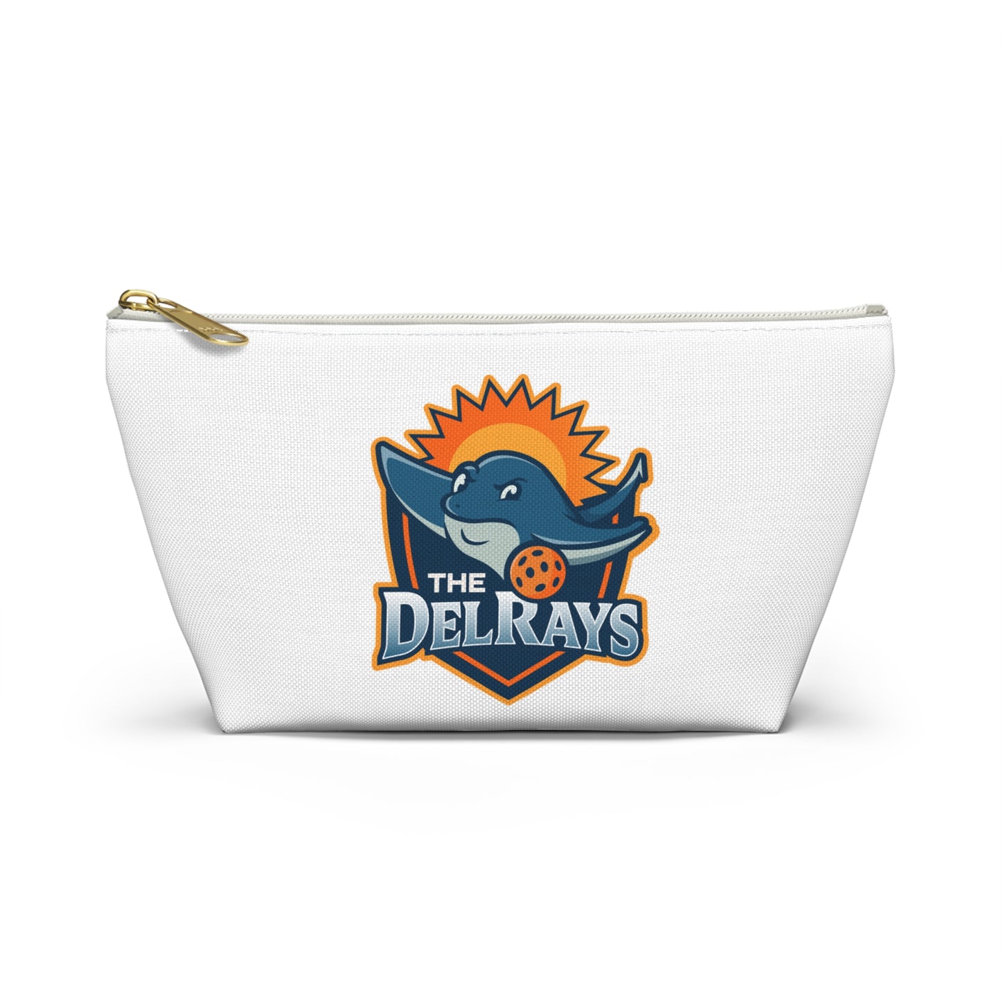 The Del Rays/US Legends Pickleball 1 sided logo-Personalized Accessory Pouch w T-bottom