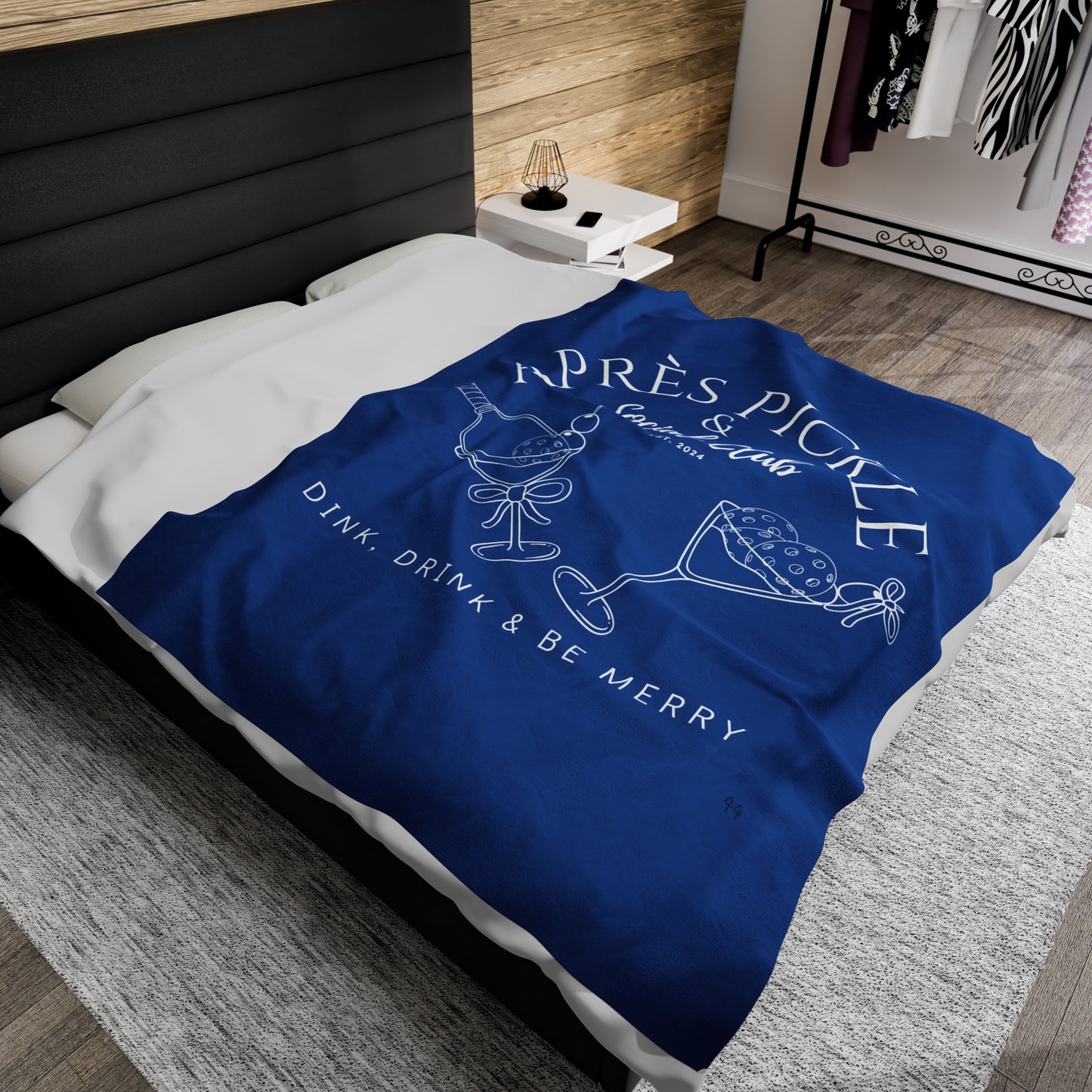 APRES Pickle & Social Velveteen Plush Blanket