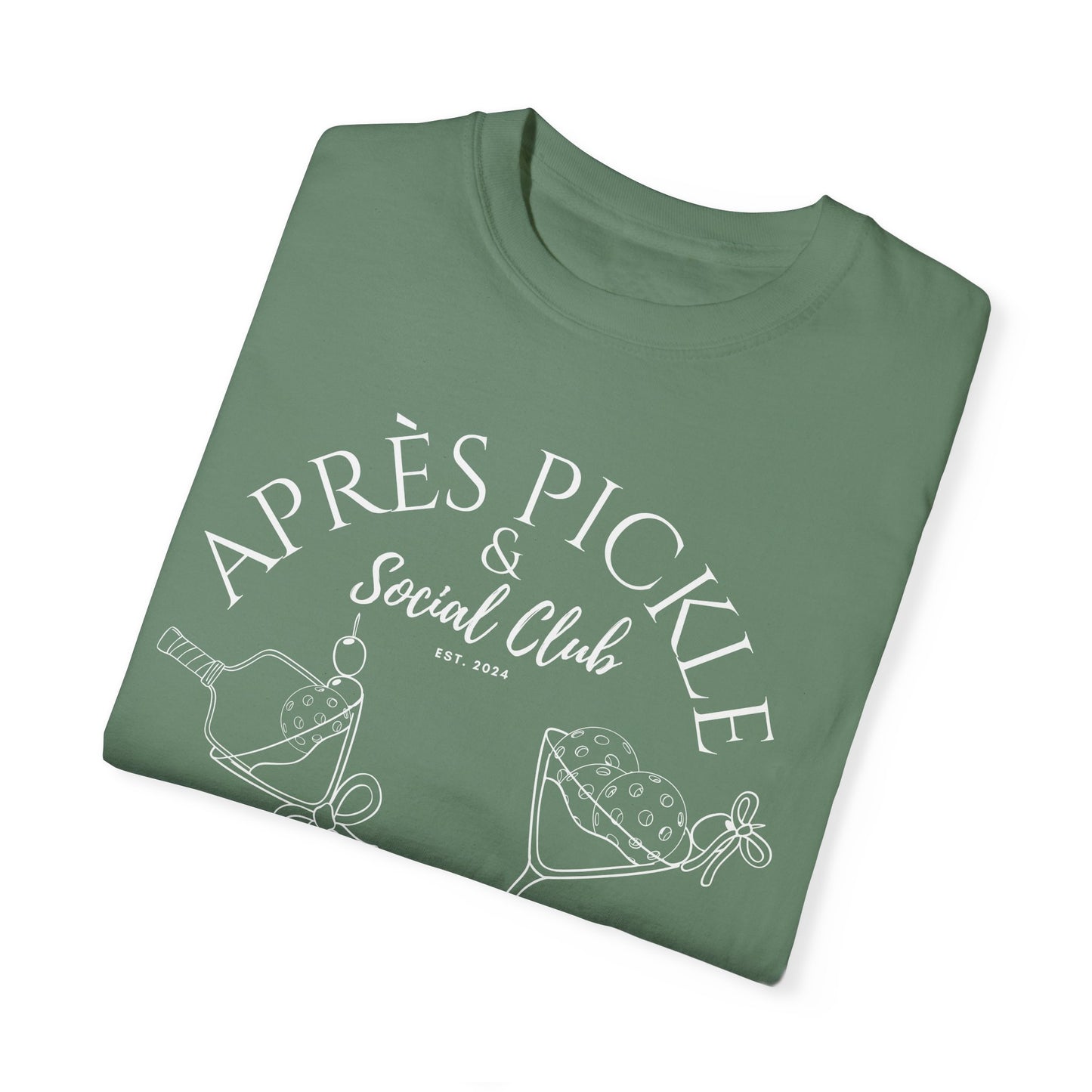 APRES Pickle & Social Club Unisex Garment-Dyed T-shirt