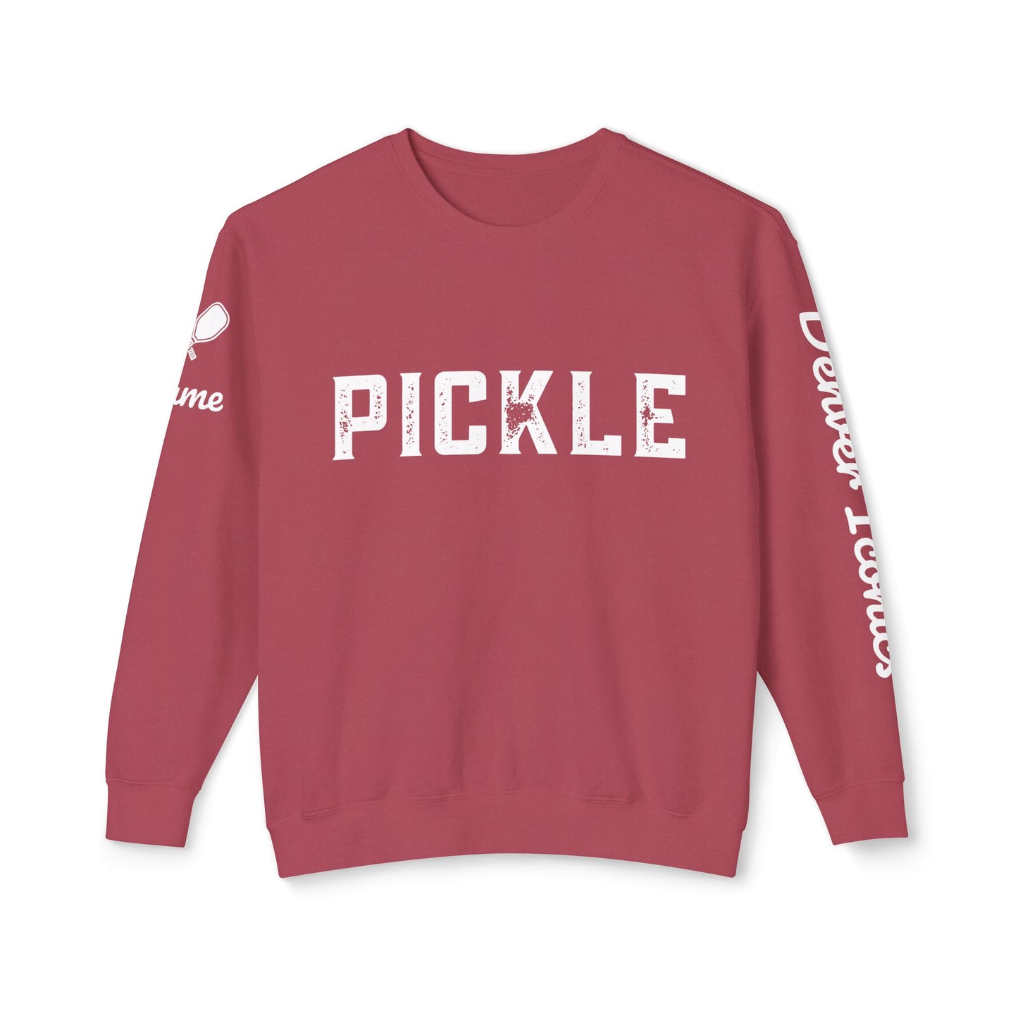 NPL Garment Dyed- Denver Iconics - Unisex 100% Cotton Lightweight Crew - Customize Sleeve w/ Name