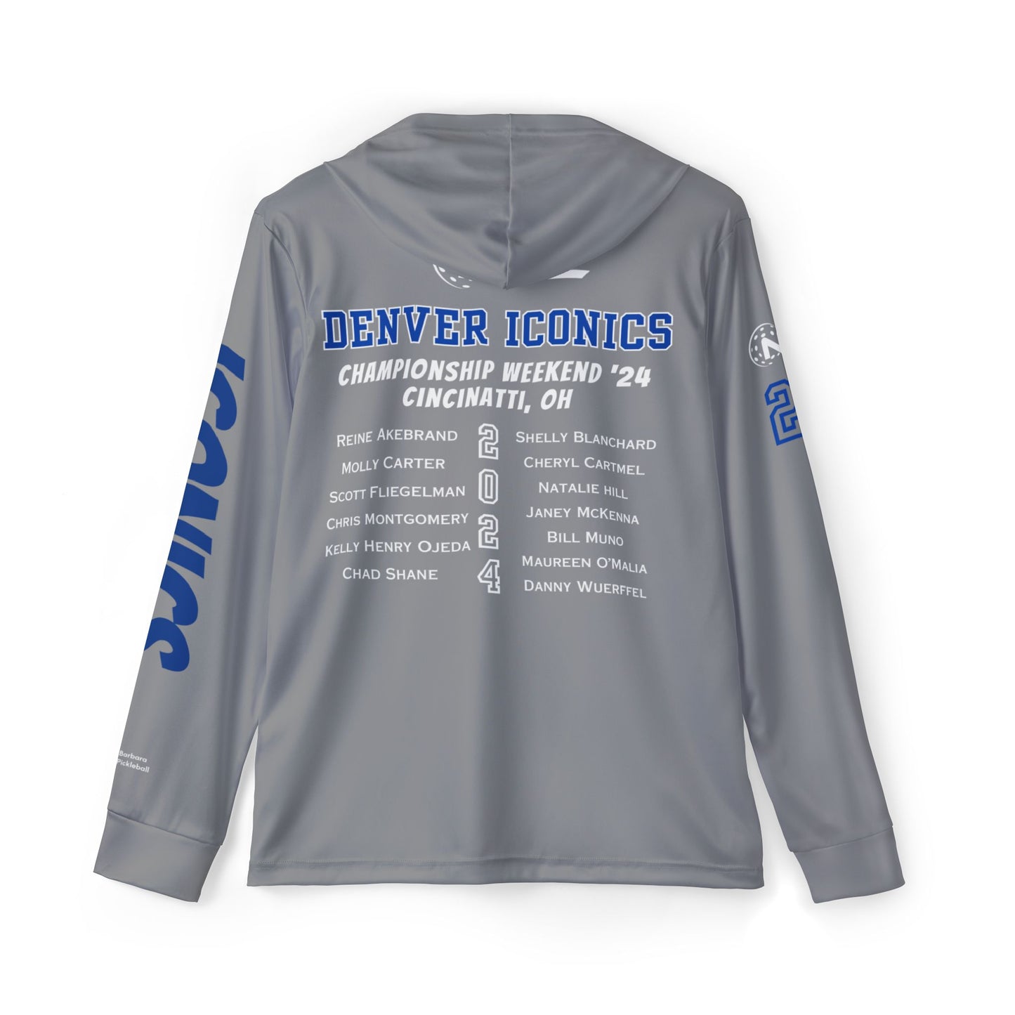 Denver Iconics Championship Weekend SPF 50 Wicking Sport Hoodie - add name