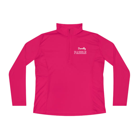 PADDLE Ladies Quarter-Zip Pullover customized. Add name in notes