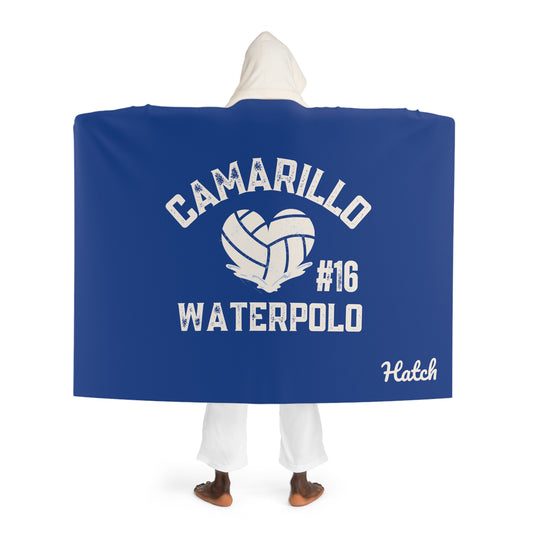 Copy of Camarillo Waterpolo - Hooded Sherpa Fleece Blanket
