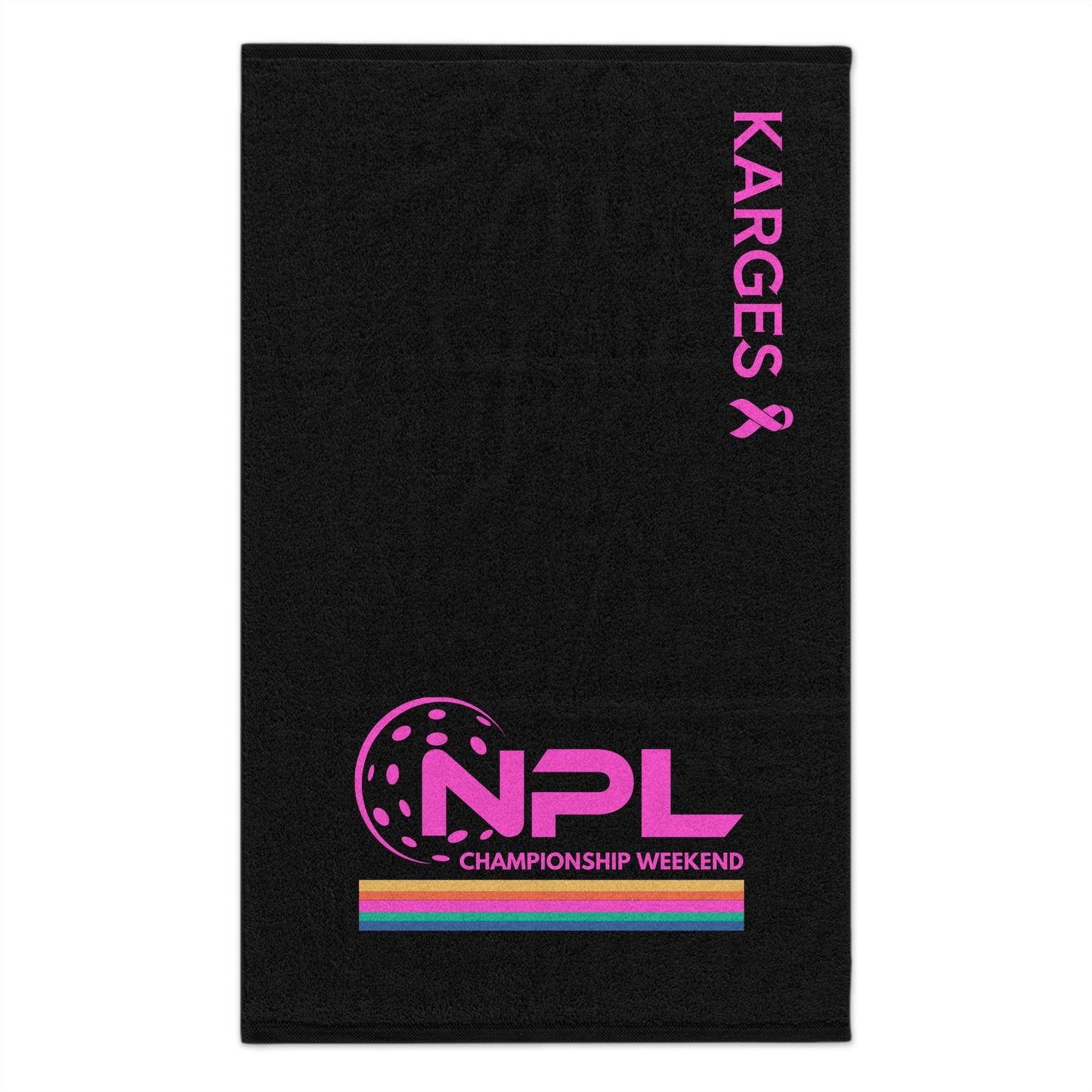 Customize your NPL Tourney Pickleball Towel, 11x18– add name in notes of orders