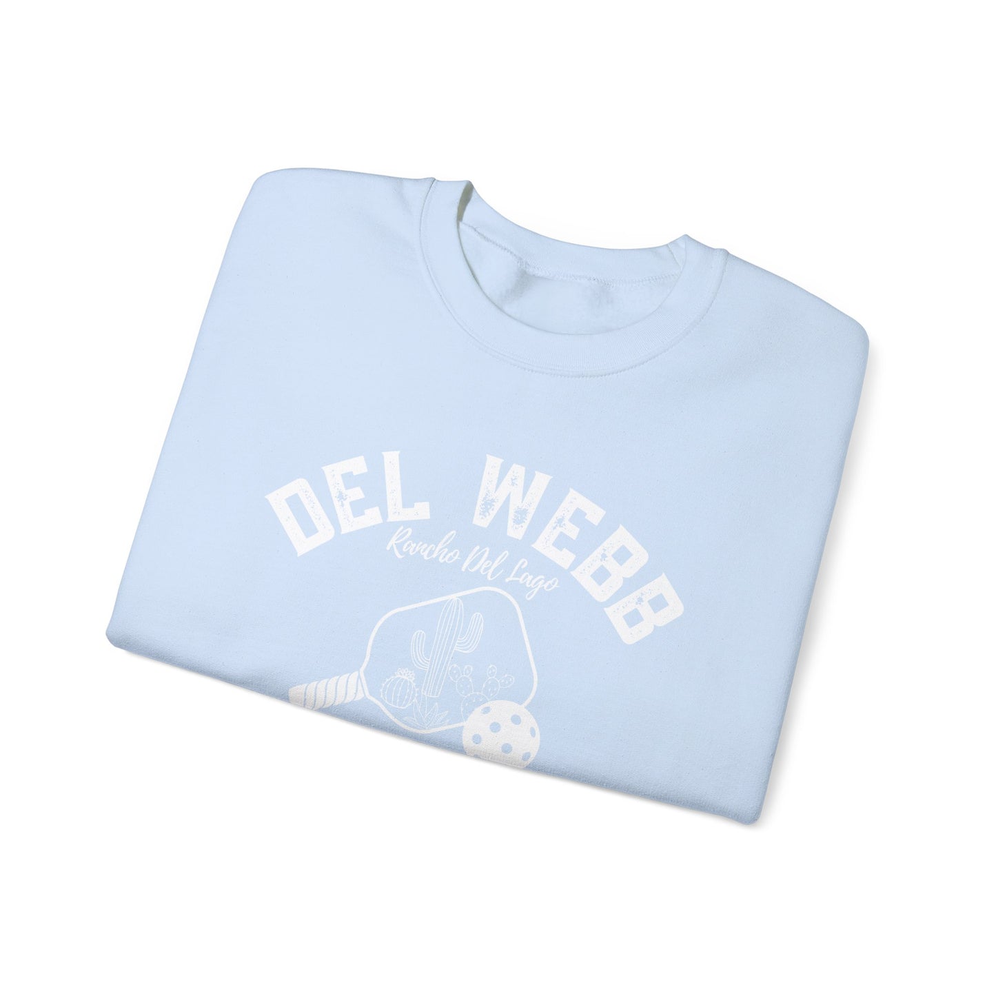 Del Webb Pickleball Beachy Style - Dink in the Desert - Unisex Crew -Can add name to sleeve with paddles
