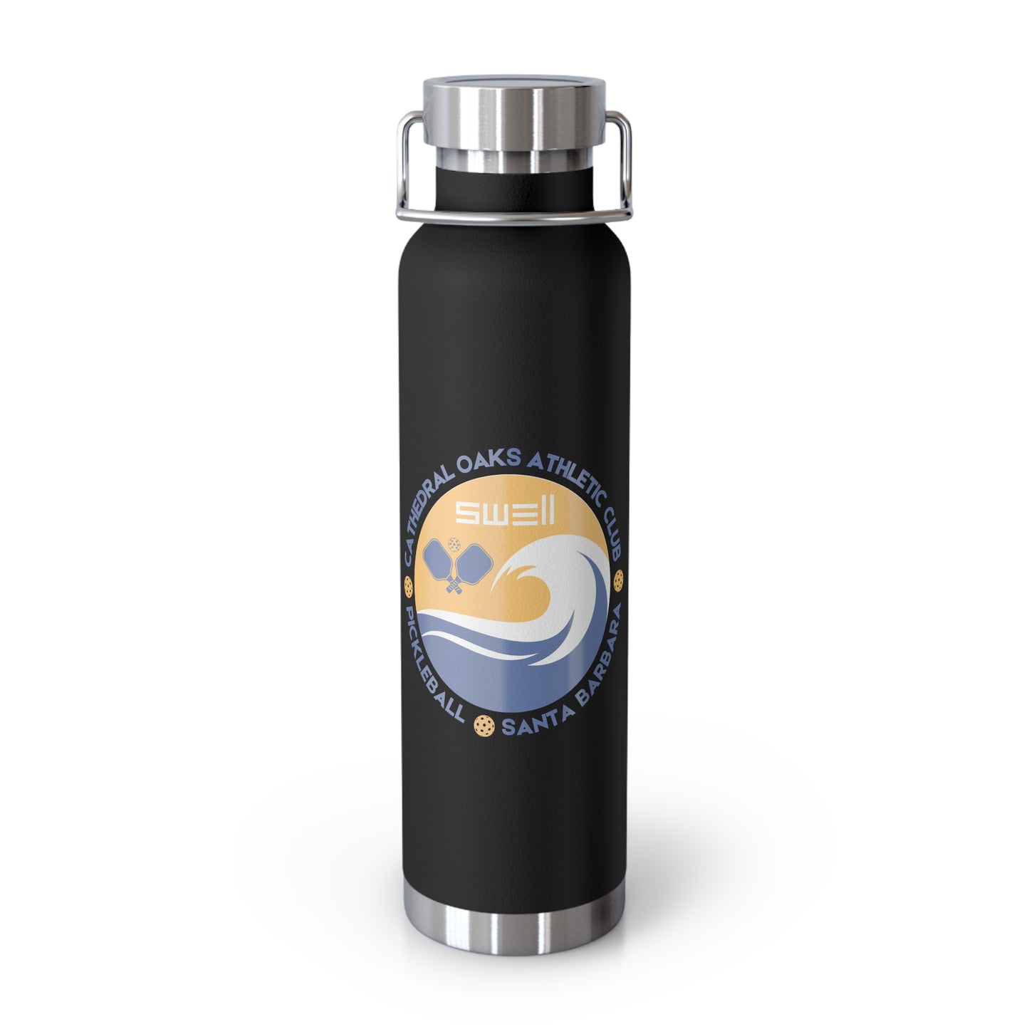 Cathedral Oaks - SWELL - PIckleball - Copper Vacuum Insulated Bottle, 22oz