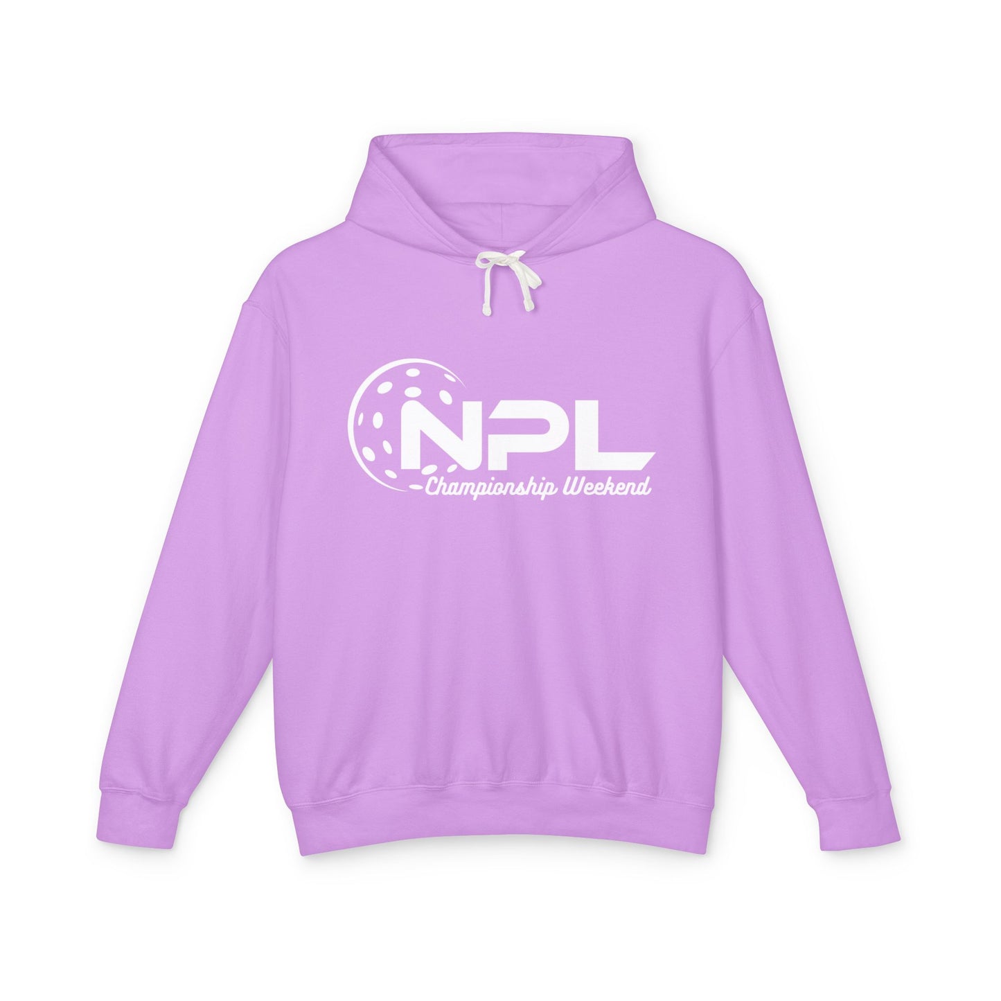 NPL Championship Weekend -Garment Dyed Unisex Lightweight Hoodie - Customize back