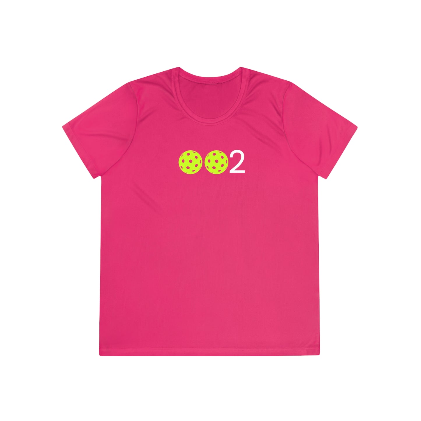 PICKLZ SPF 40 Ladies Moisture Wicking Competitor Tee - add your number in instructions