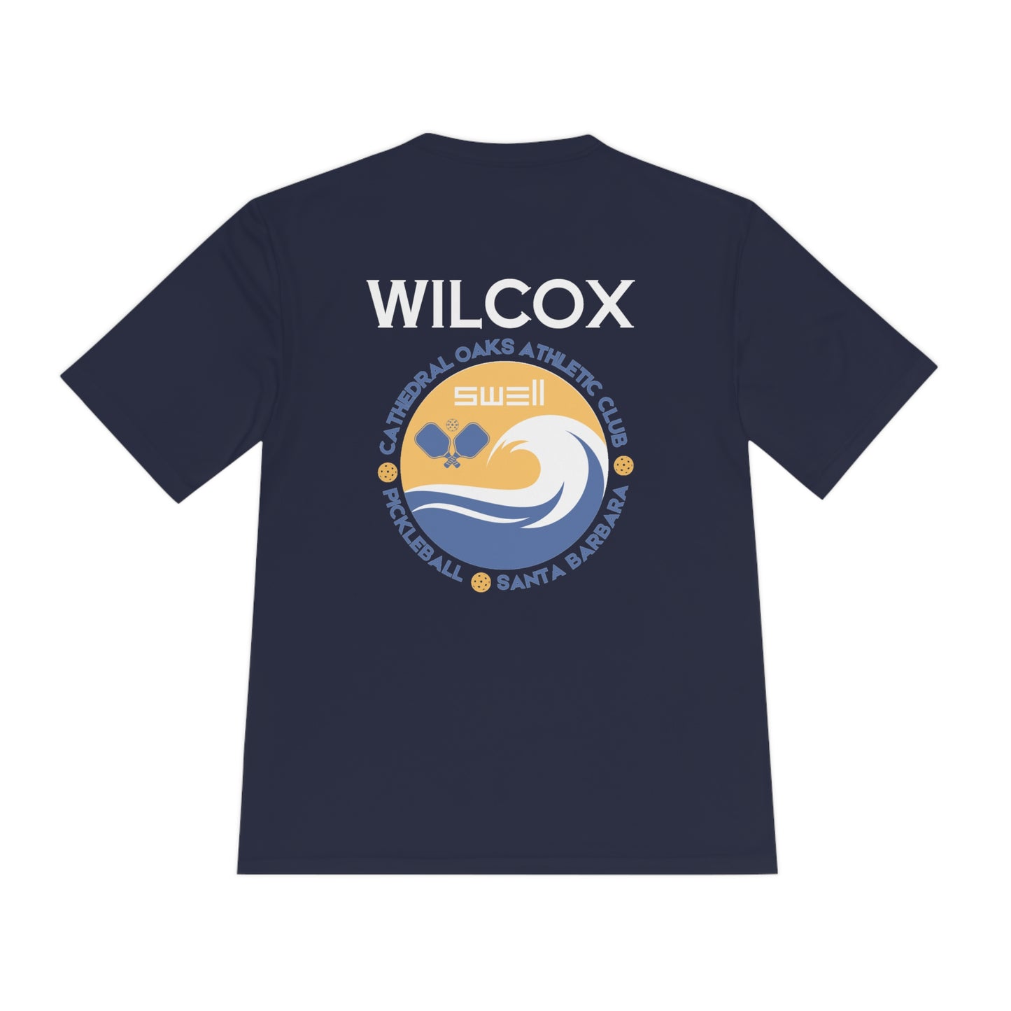 SWELL LEAGUE Shirts CUSTOMIZED Men’s/Unisex SPF 40 Moisture Wicking Tee - customize back or left chest free