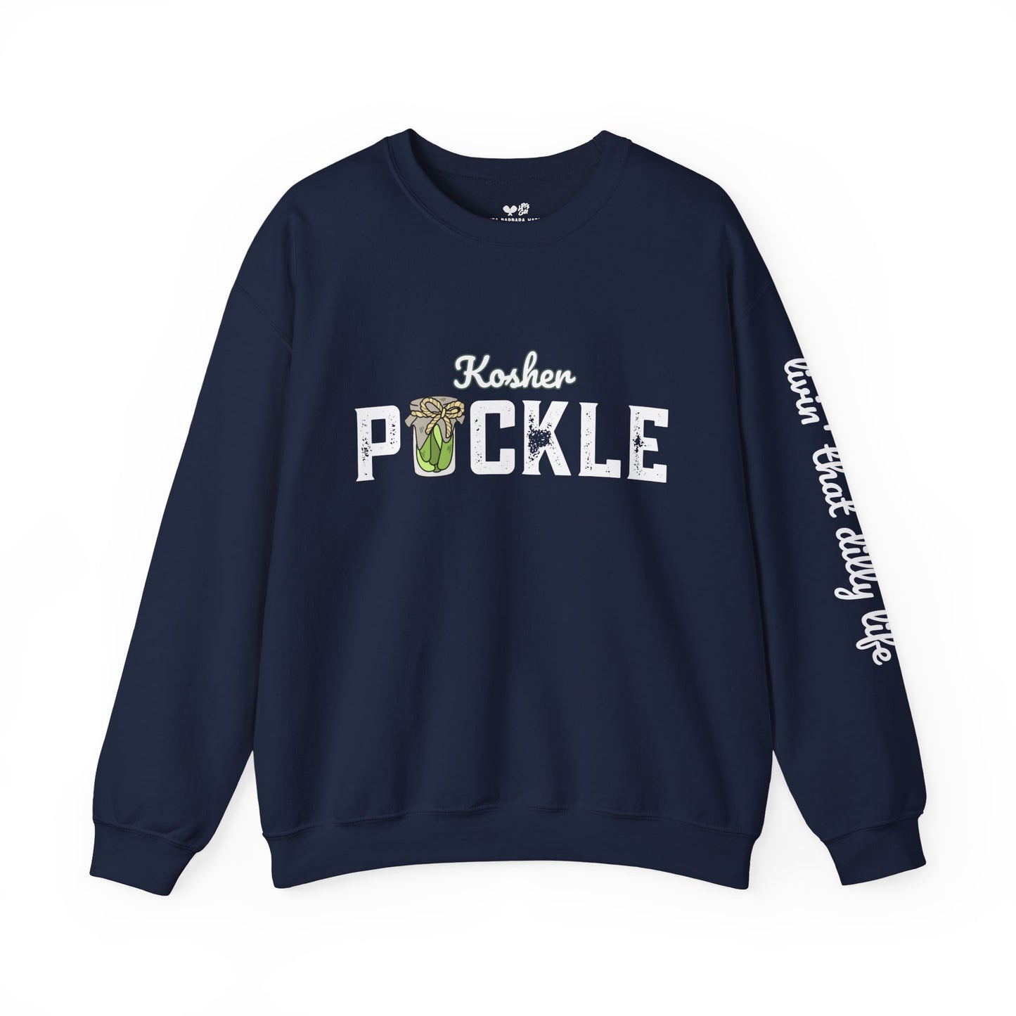 PICKLE Kosher Crew 50/50 Plush/Unisex - can customize sleeve w/ name