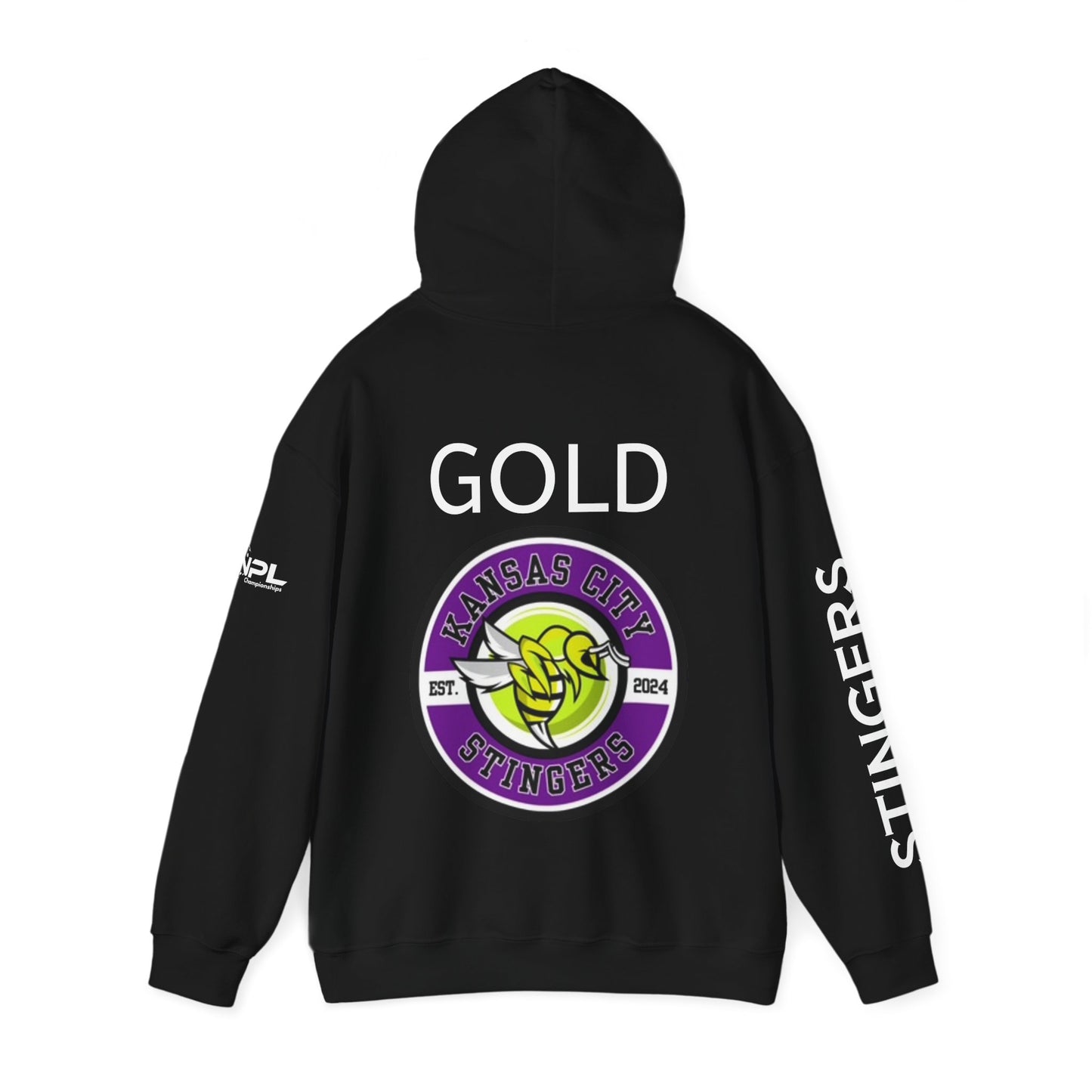Kansas City Stingers style 2- Customize Back - Unisex 50/50 Hoodie