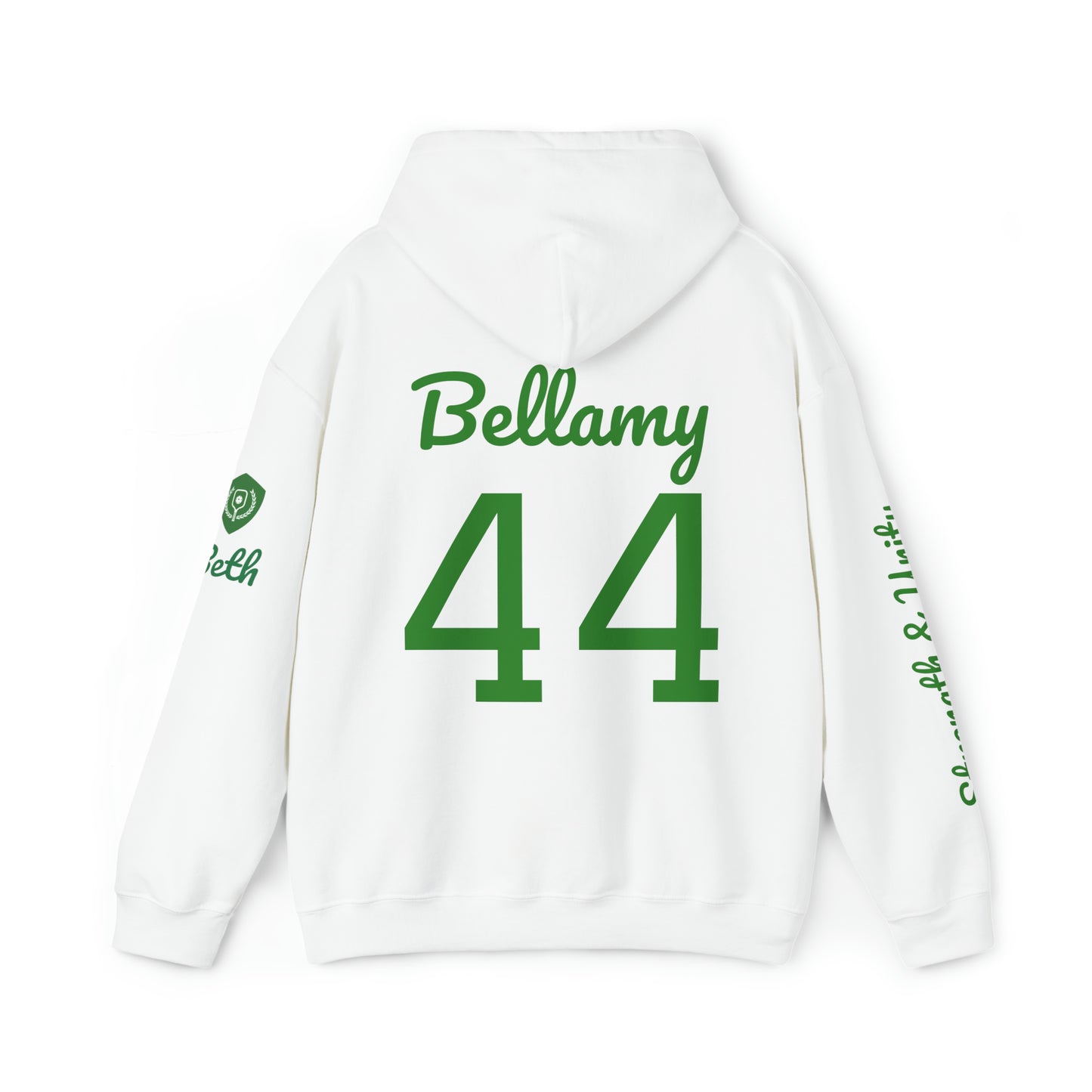 OKC Punishers Hoodie w/ Stars Green Letters - customize sleeve & back