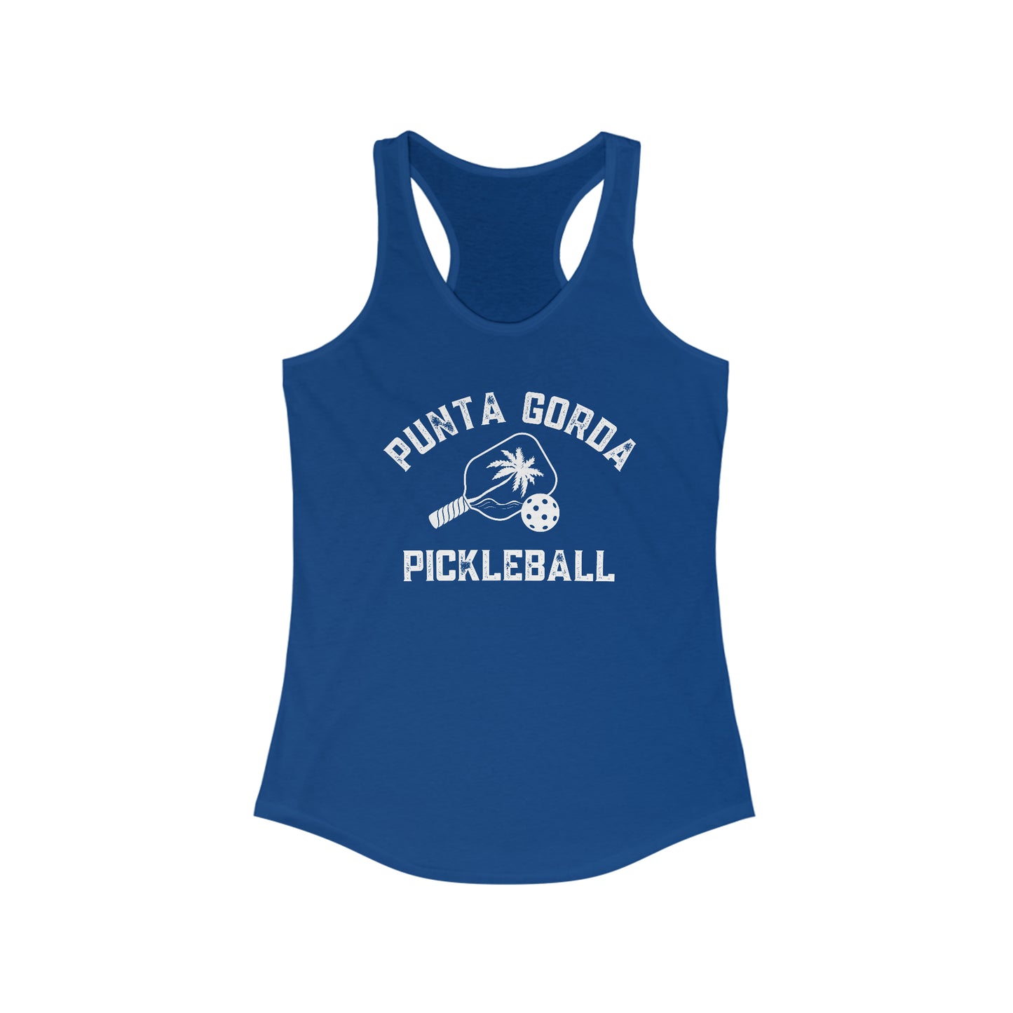 Punta Gorda Pickleball - Women's Ideal Racerback Tank