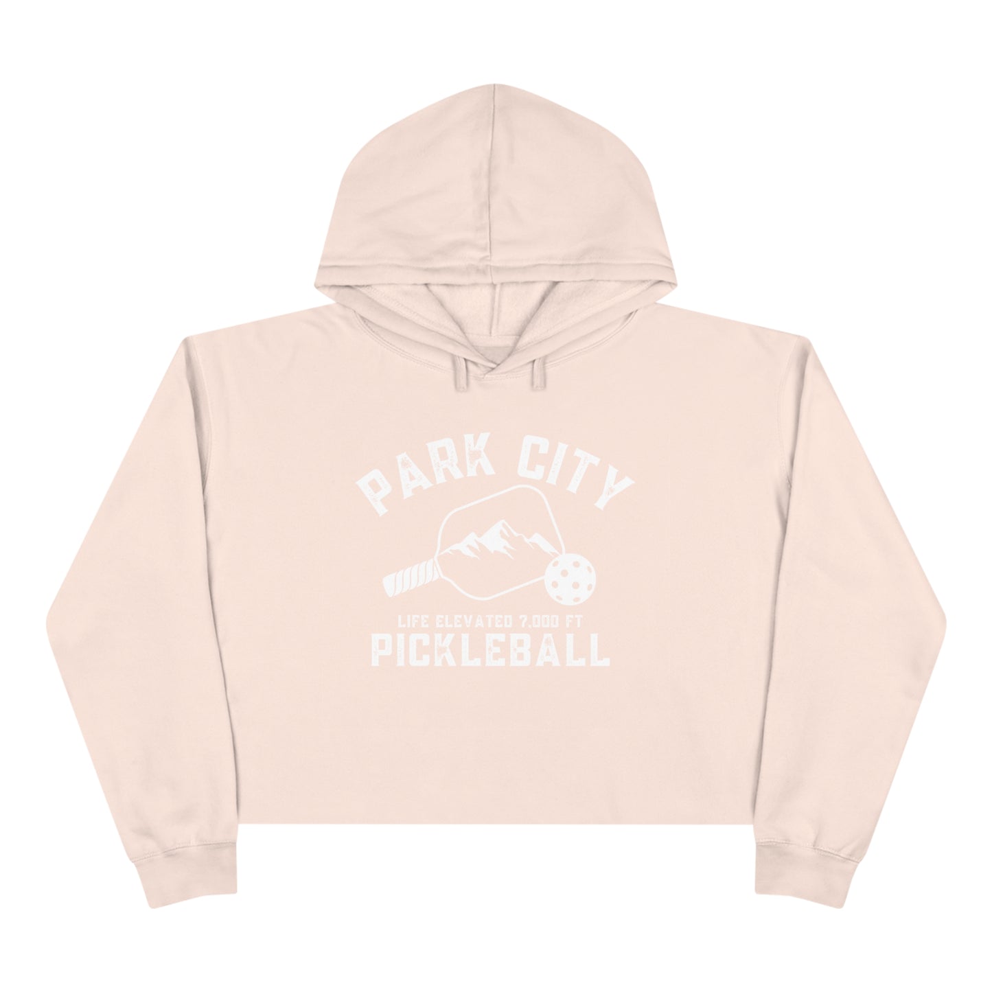 Park City Pickleball - Crop Hoodie - 3 colors