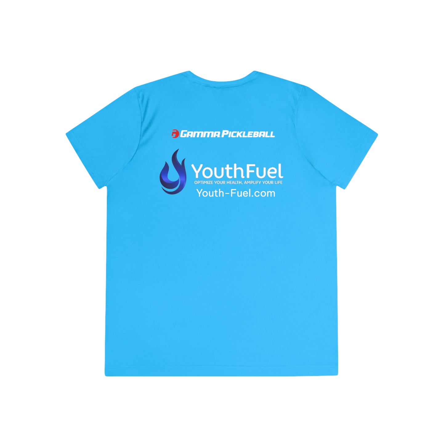 YouthFuel - SPF 40, Ladies Moisture Wicking Competitor Tee (Gamma Logo added)
