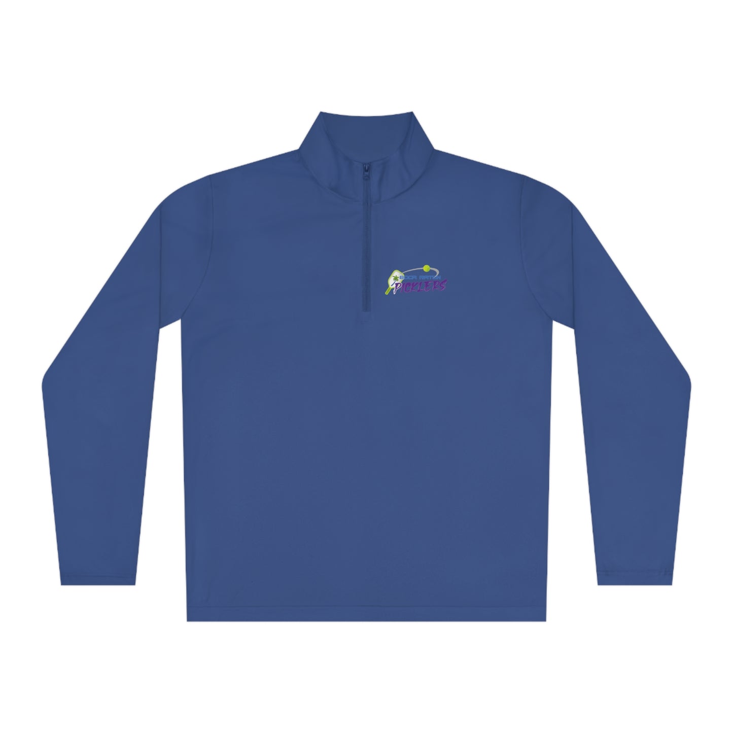 Boca Picklers NPL Team Unisex Quarter-Zip Pullover. - customize back