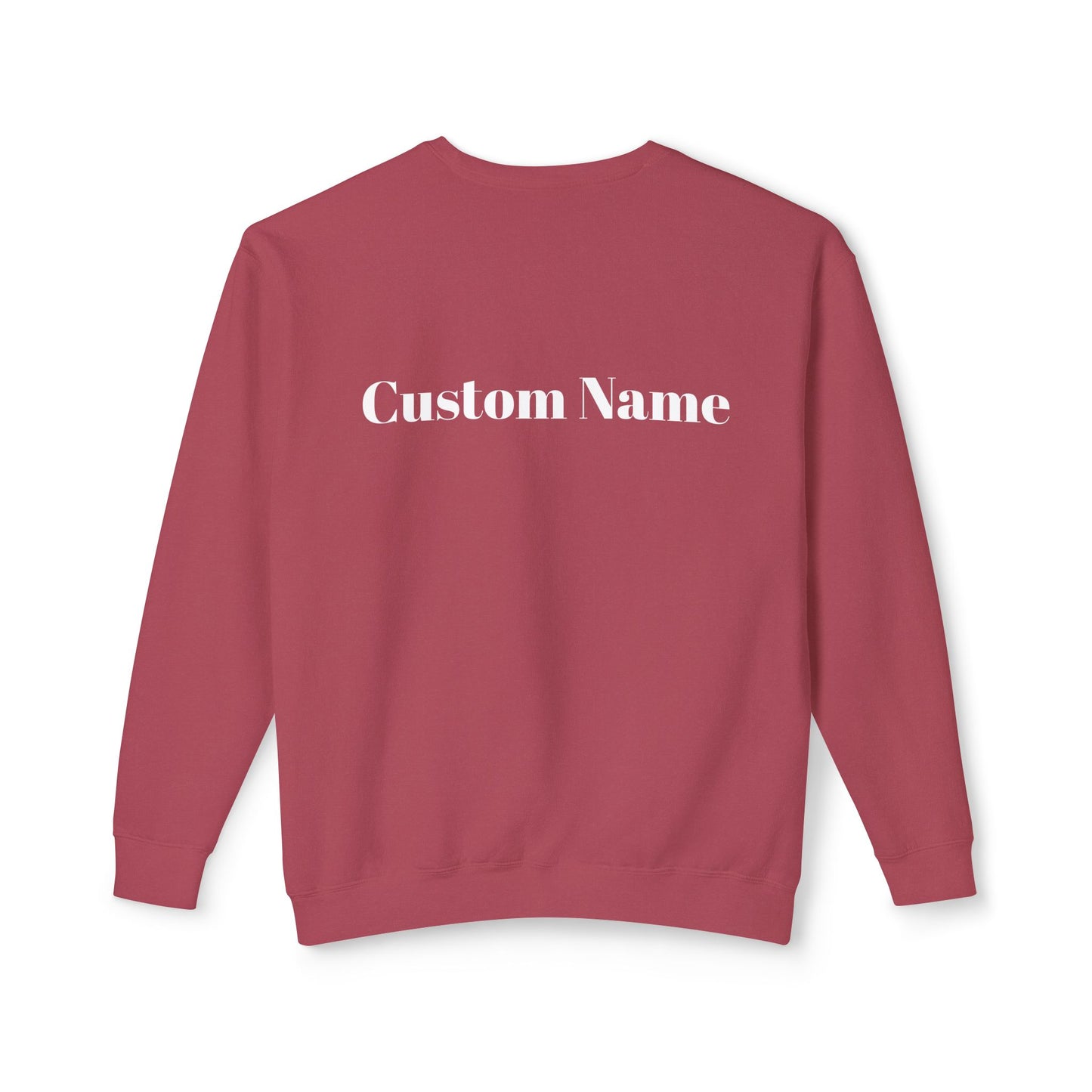 Tucson Pickleball Unisex Lightweight Garment Dyed Crewneck Sweatshirt. Can customize back or sleeve