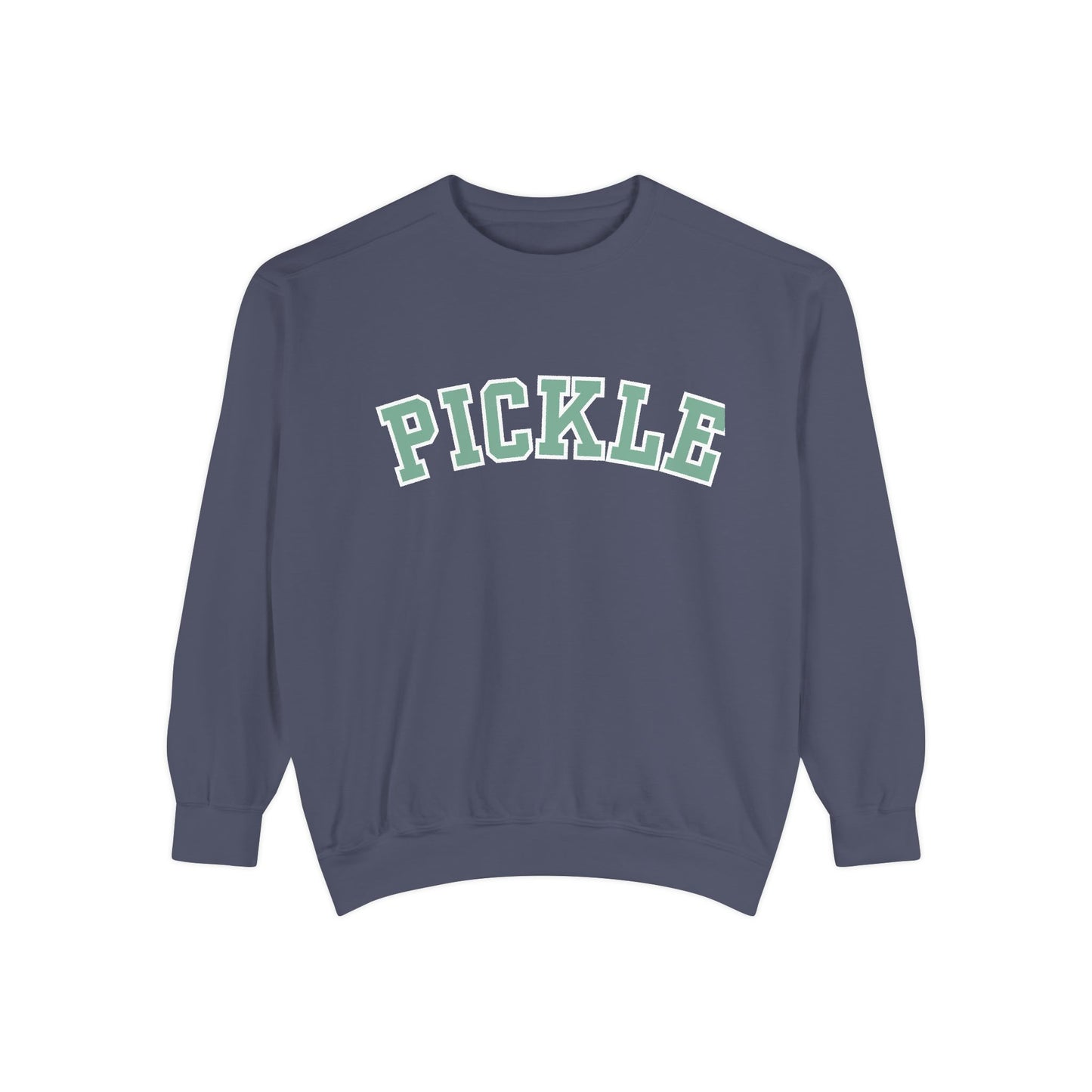PICKLE Garment Dyed Collegiate - Medium Weight Crew - can customize back