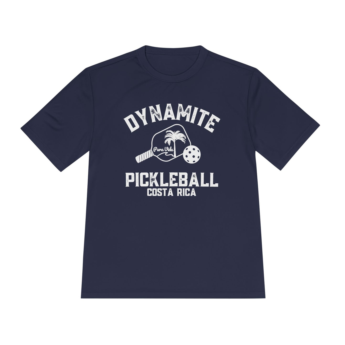 Pura Vidas Unisex SPF 40, Moisture Wicking Dynamite Pickleball T