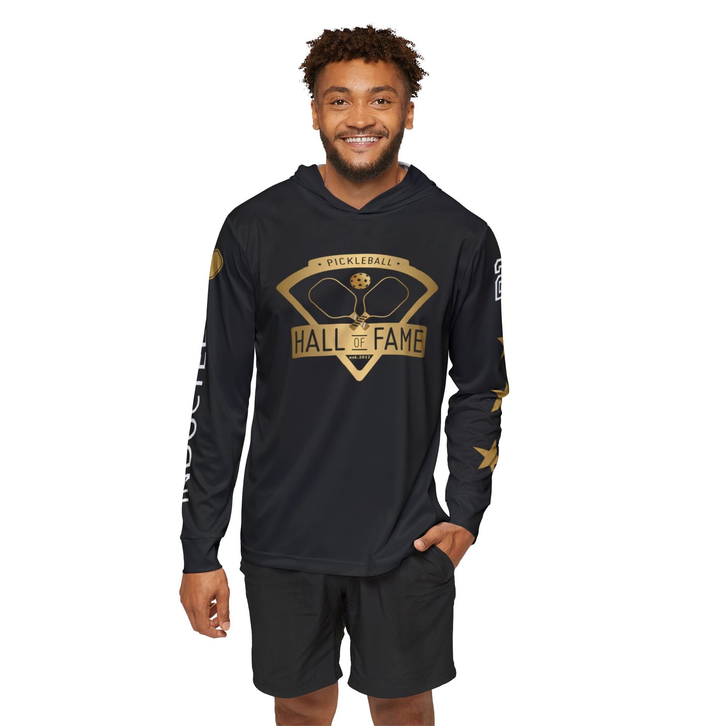 Pickleball Hall of Fame personalized Unisex Sports Warmup Hoodie SPF 50